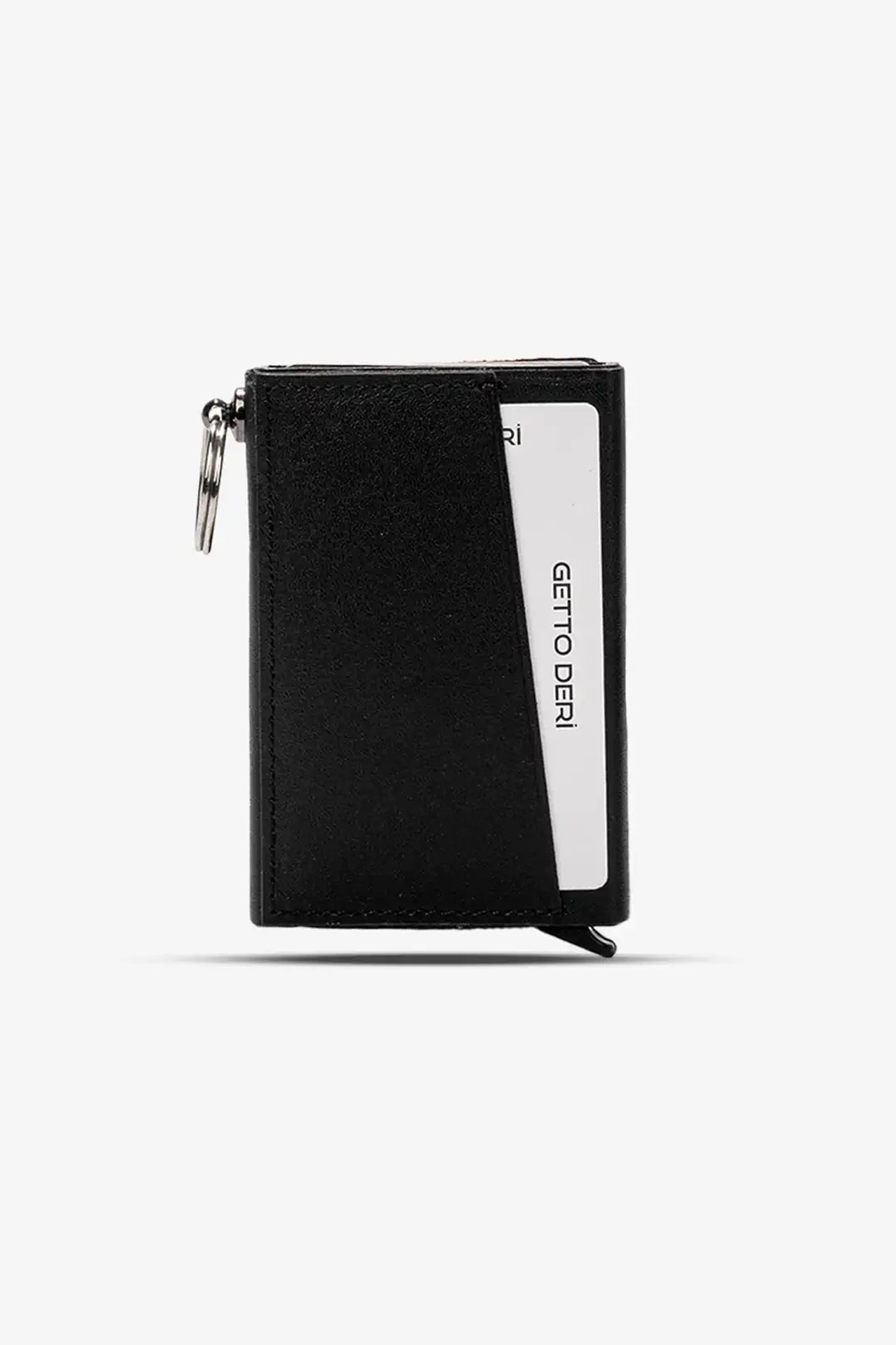 Hype Mekanizmalı Hakiki Deri Kartlık