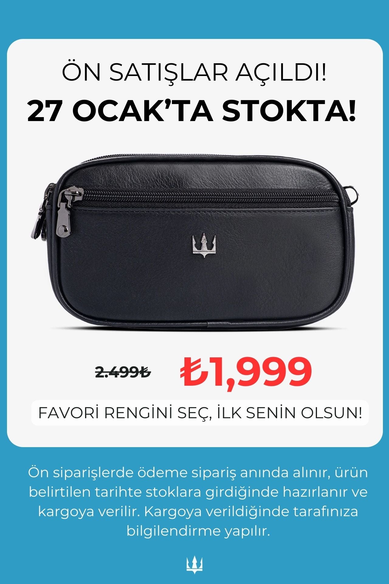 Dors Hakiki Deri El Çantası