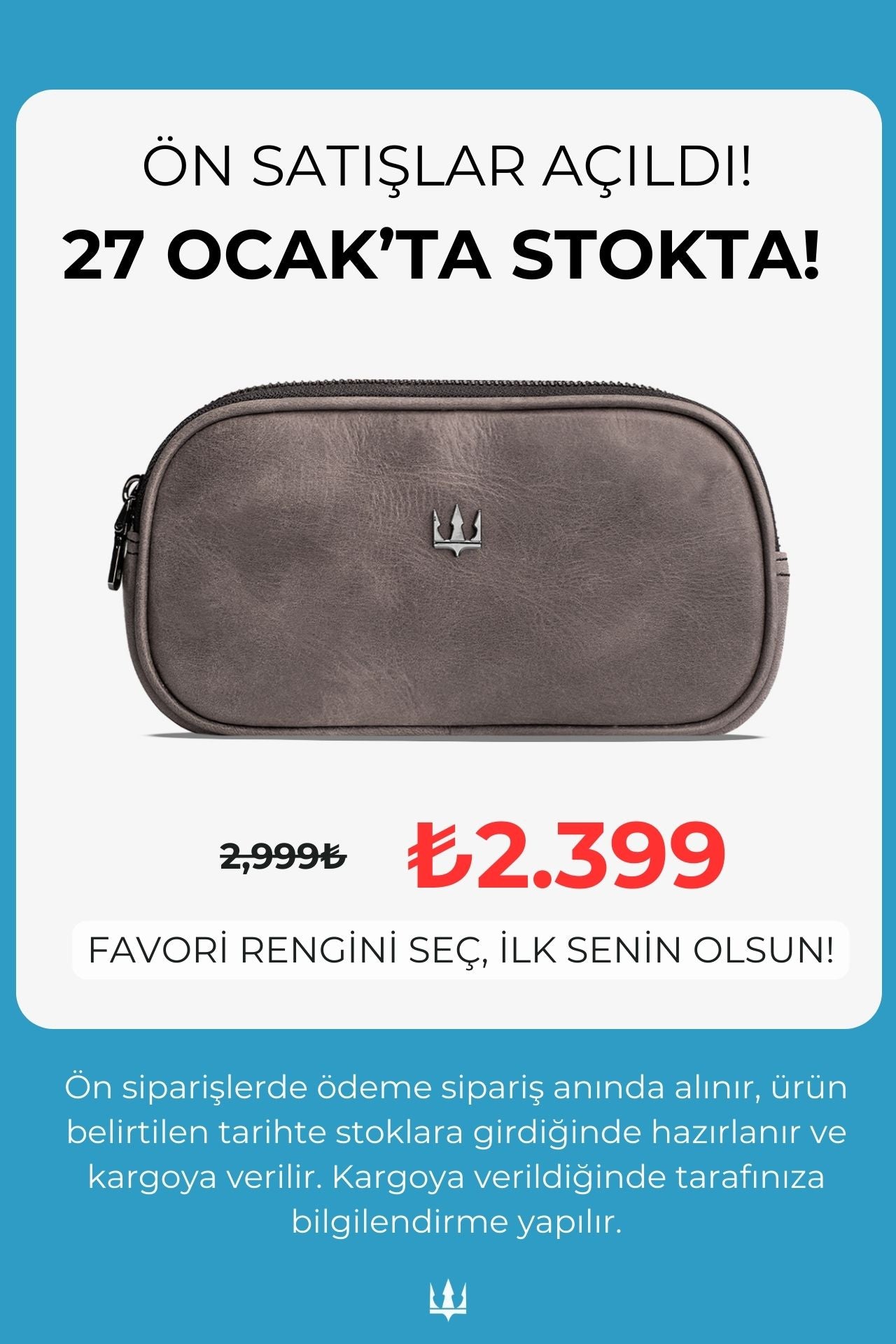 Pars Minimal Hakiki Deri El Çantası