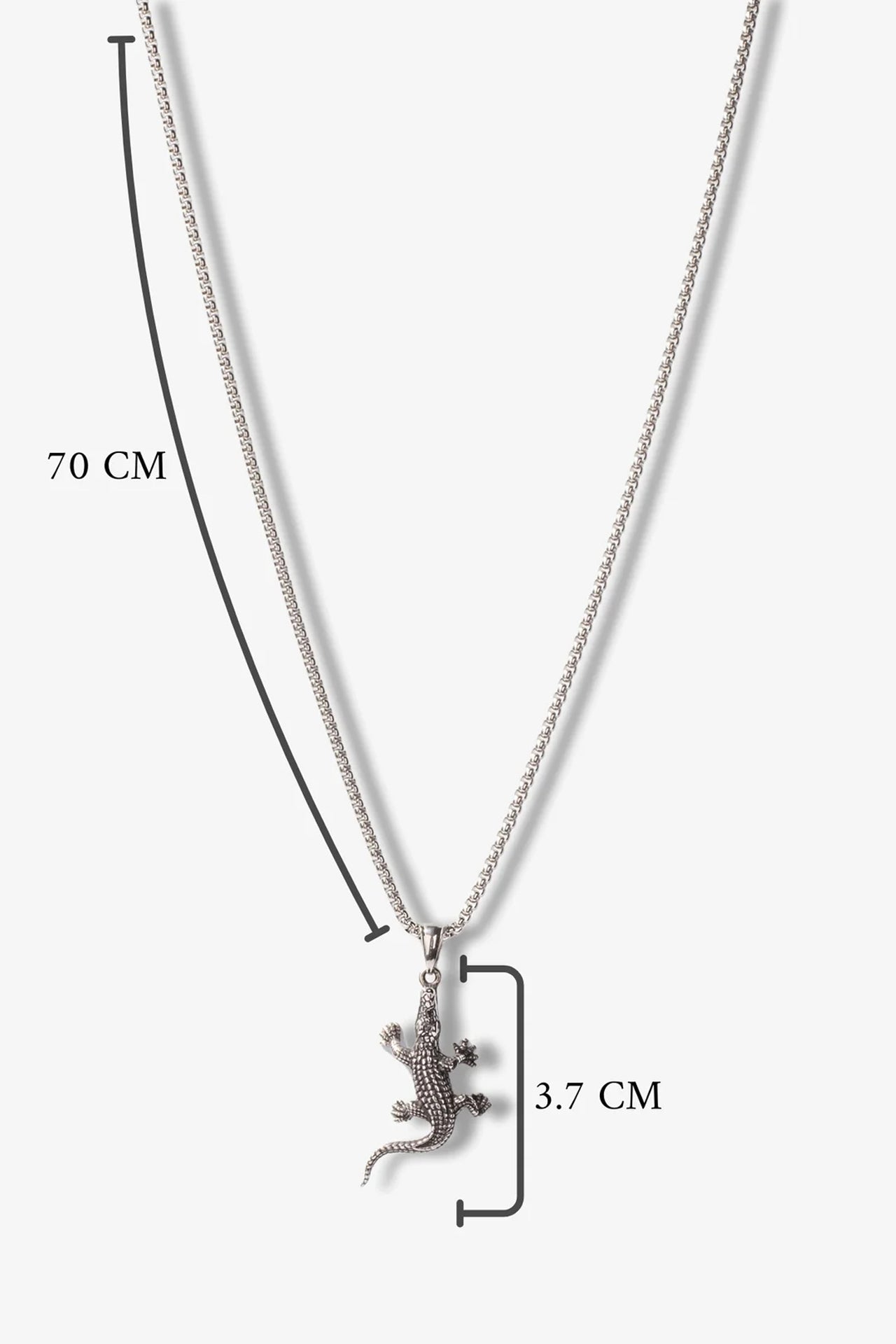 Alligator Çelik Kolye