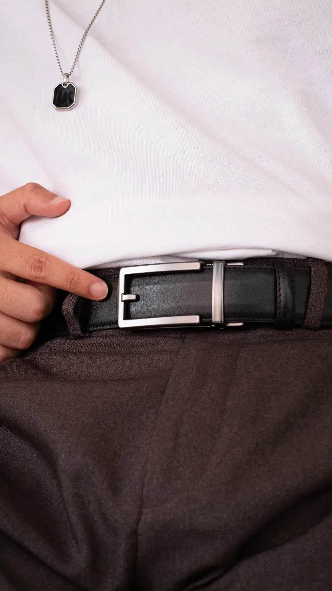 Caps Hakiki Deri Kemer