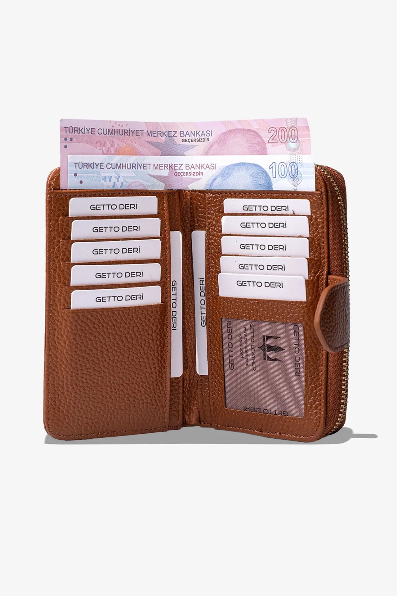 Amor Hakiki Deri Kadın Cüzdan