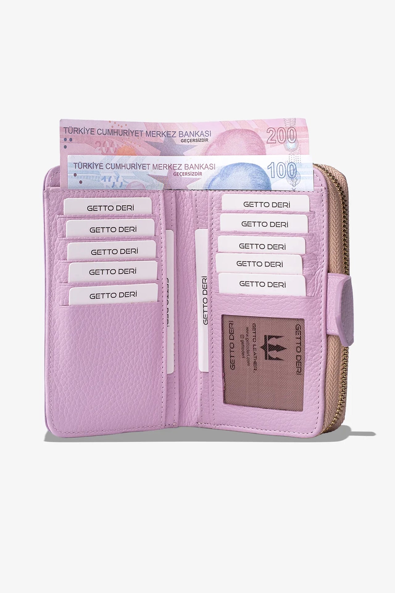 Amor Hakiki Deri Kadın Cüzdan