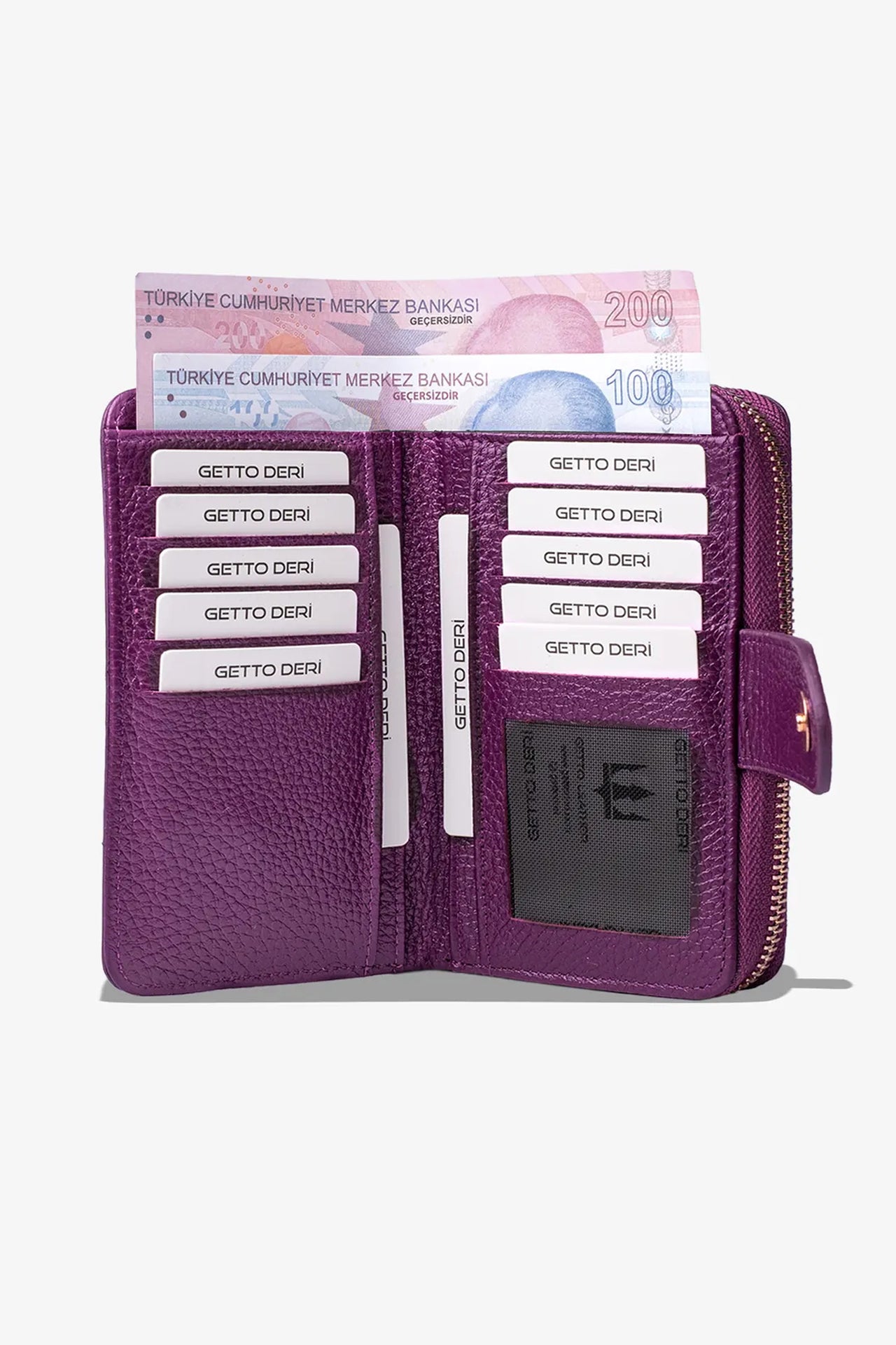 Amor Hakiki Deri Kadın Cüzdan