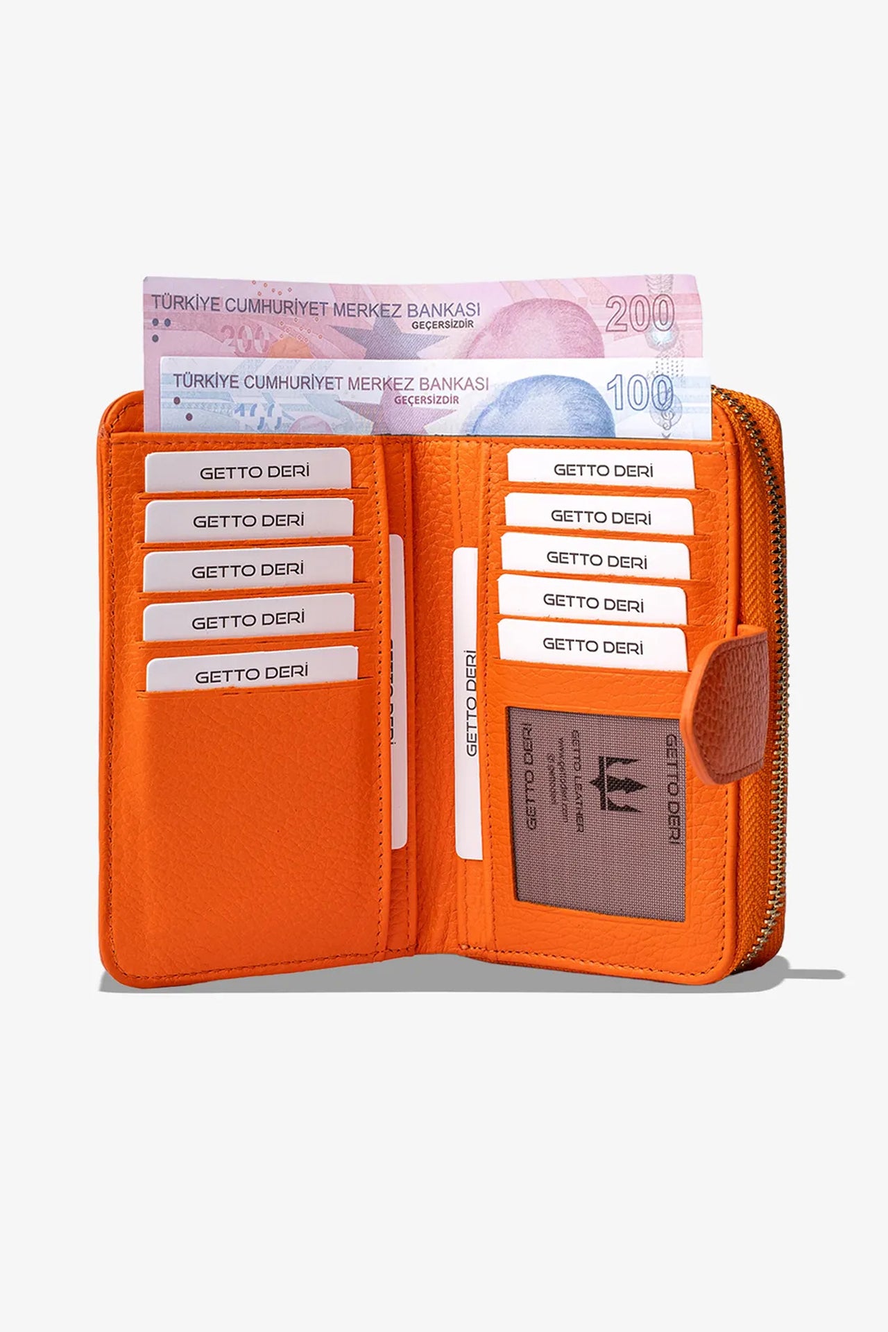 Amor Hakiki Deri Kadın Cüzdan