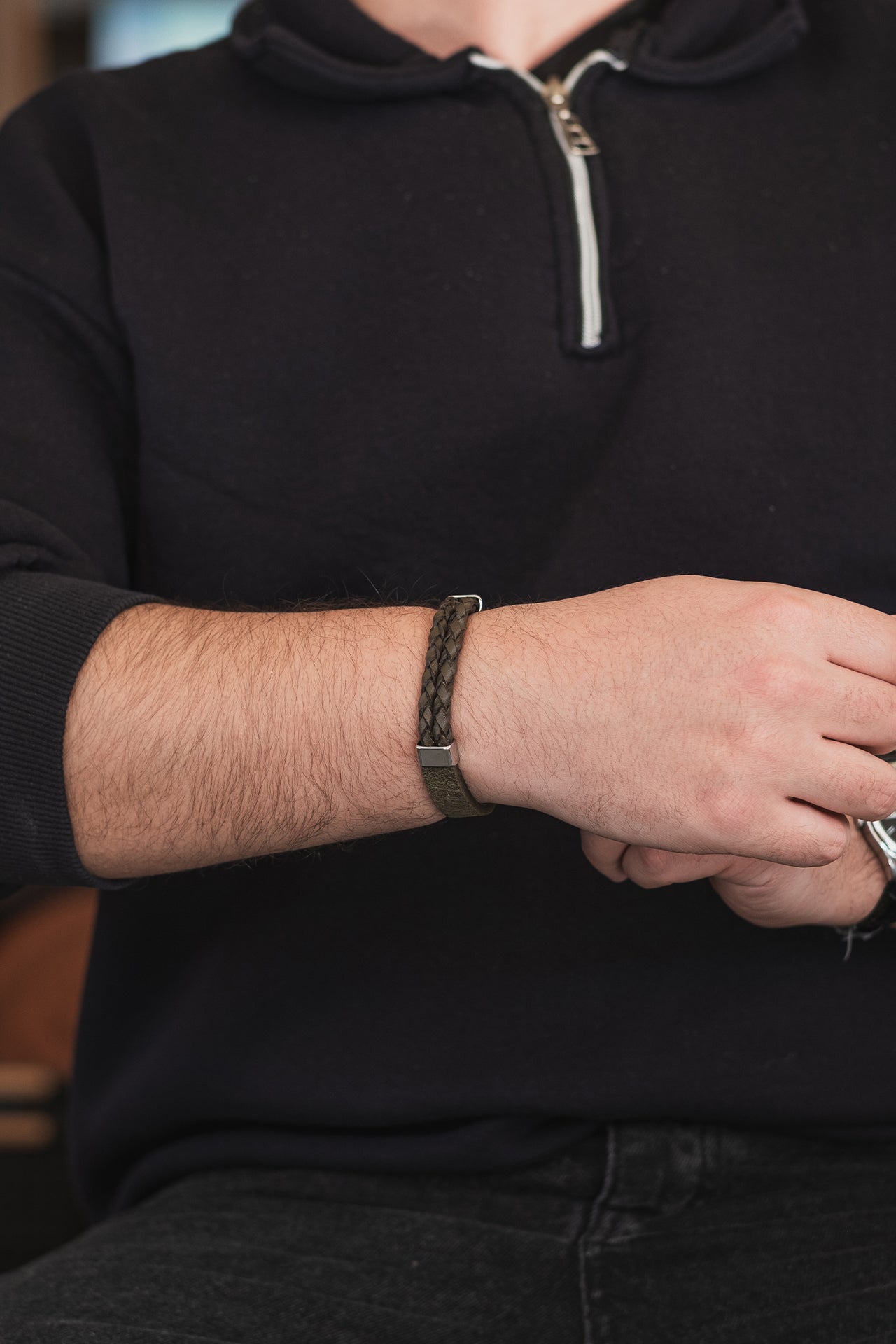 Kronos Deri Bileklik