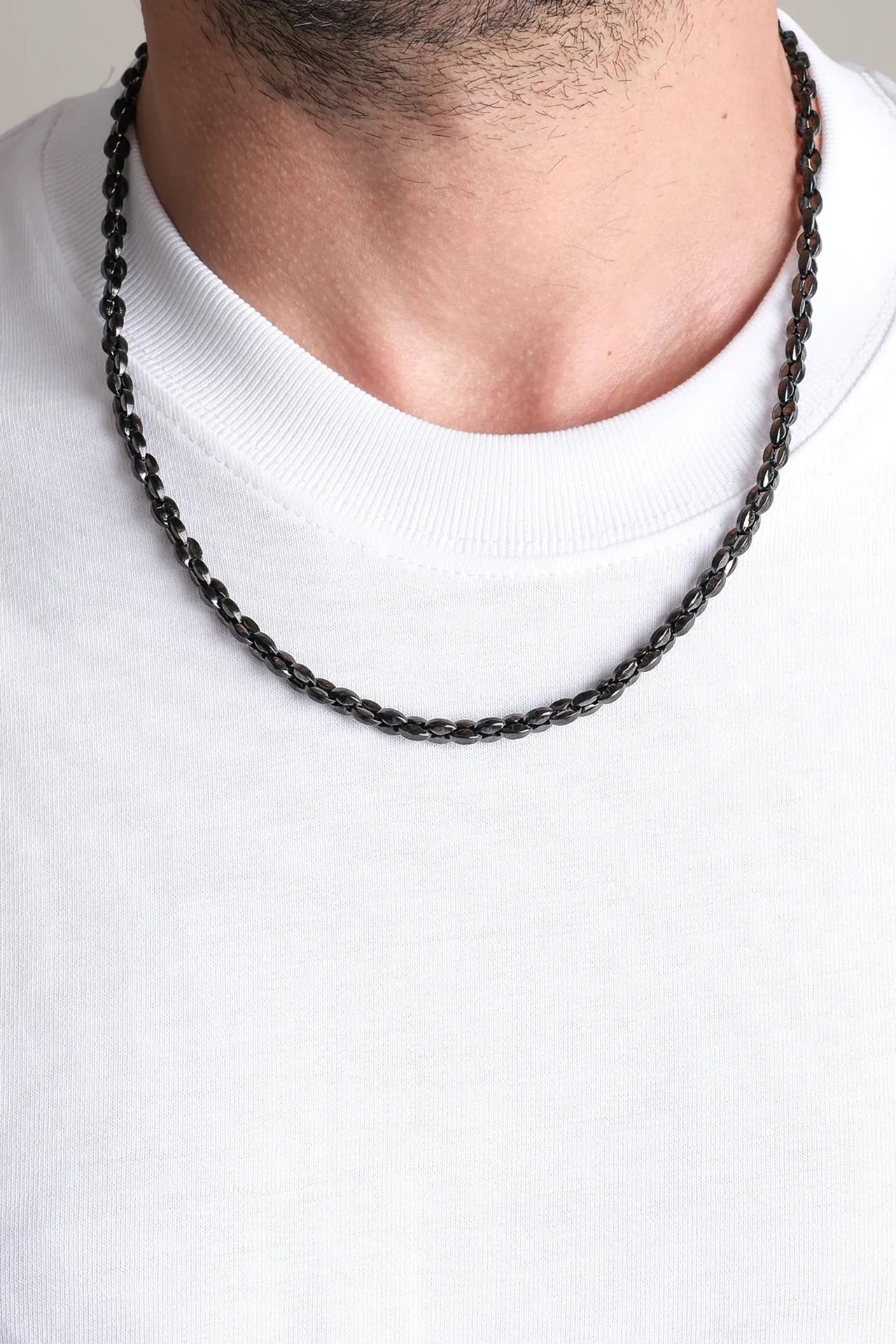 Melbourne Çelik Kolye