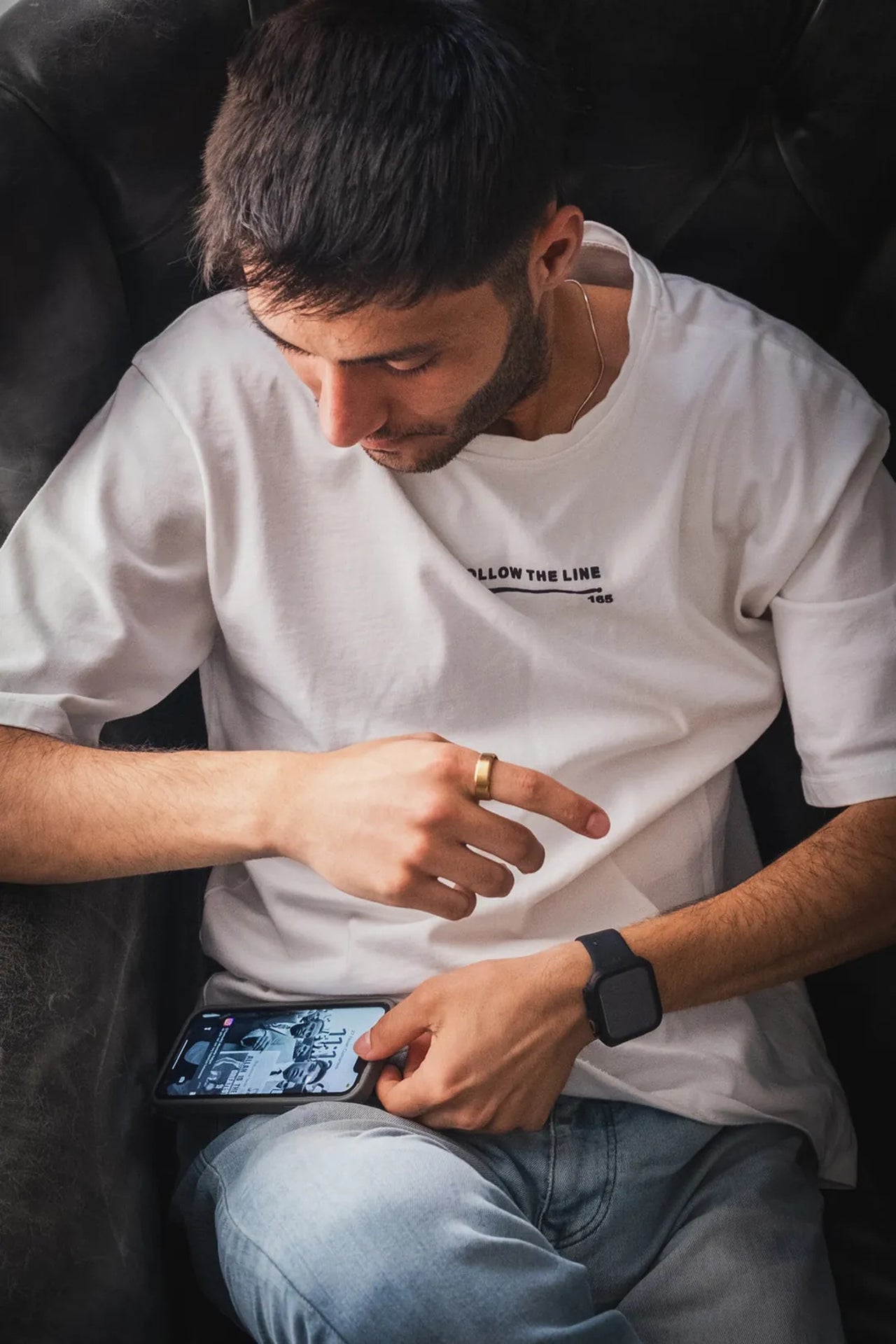 Matte Çelik Yüzük