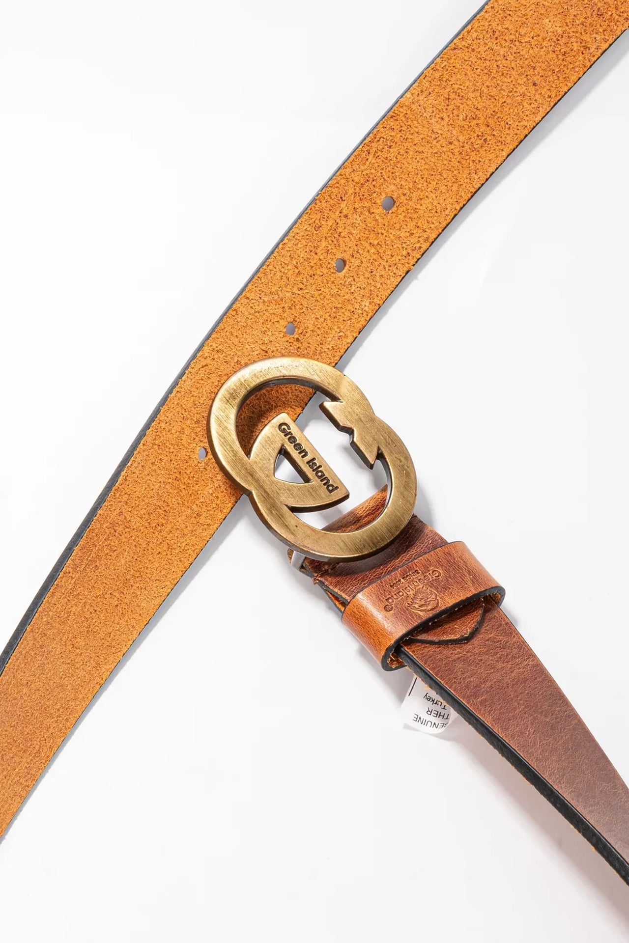 Green Island Hakiki Deri Kemer 4CM