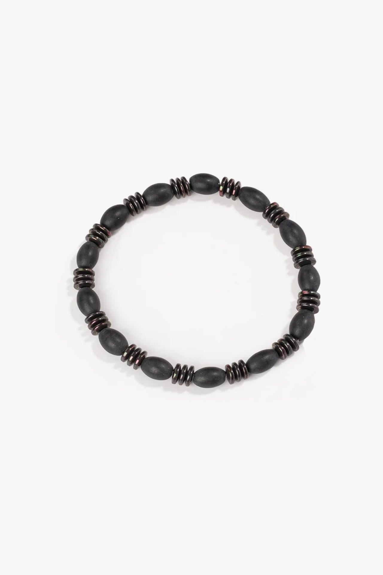 Flat Hematit Bileklik