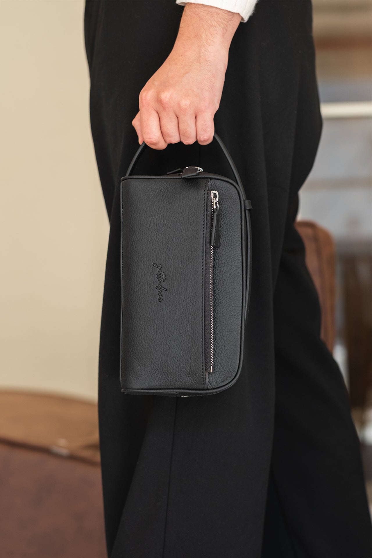 Naxos Hakiki Deri El Çantası