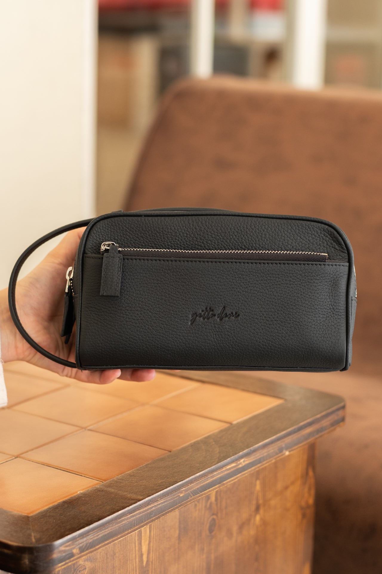 Naxos Hakiki Deri El Çantası