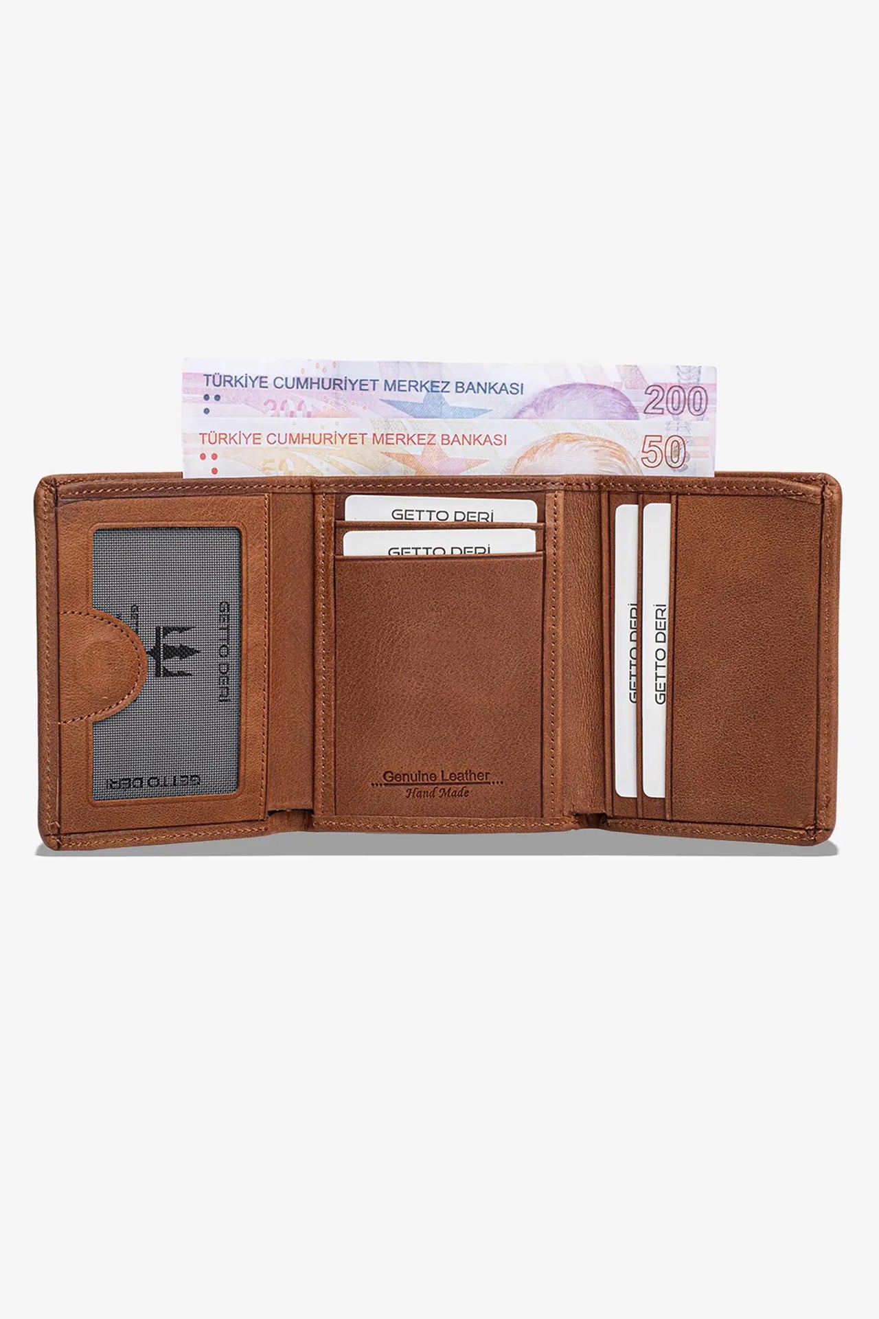 Troya Hakiki Deri Cüzdan