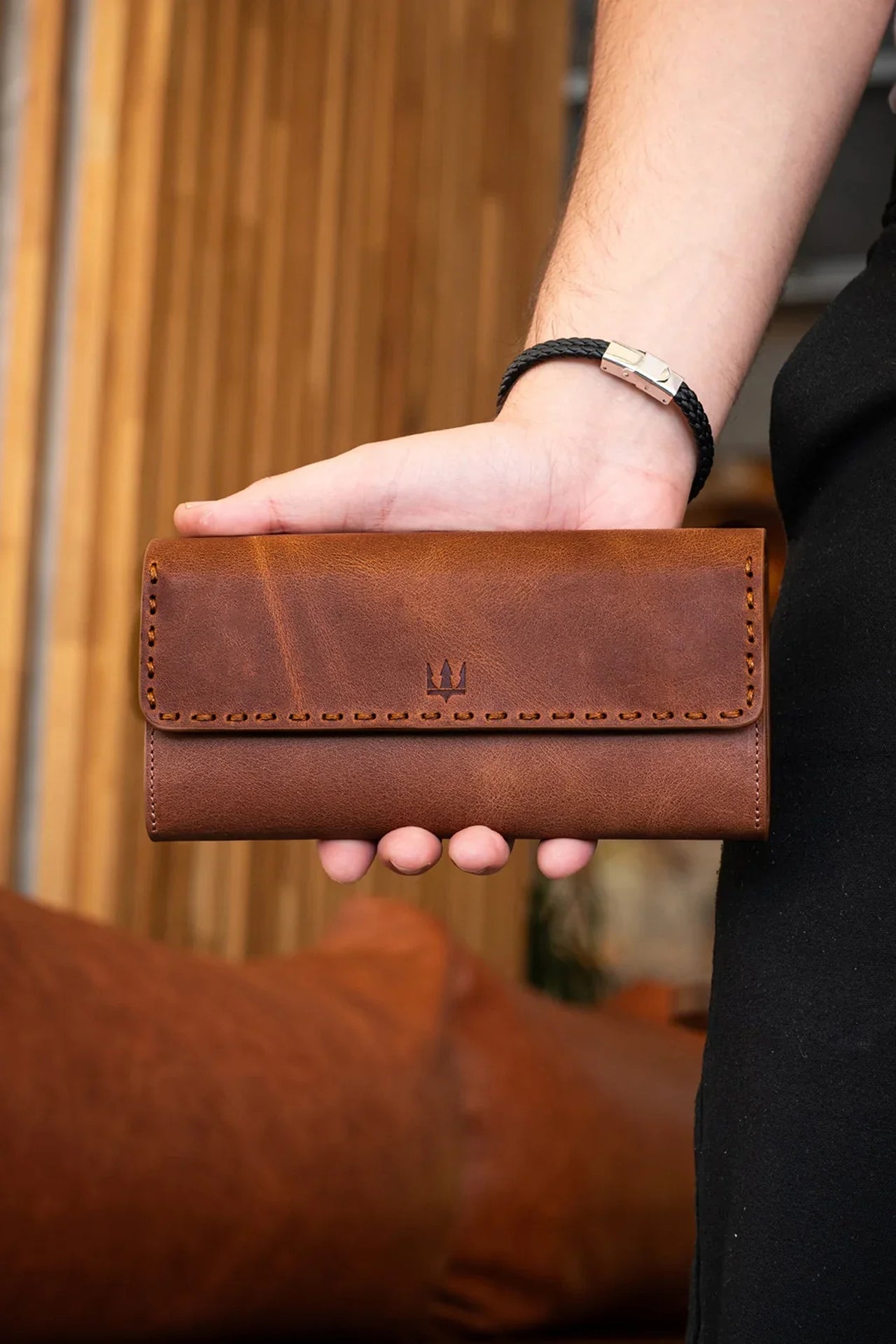 Santa Hakiki Deri Portföy Cüzdan