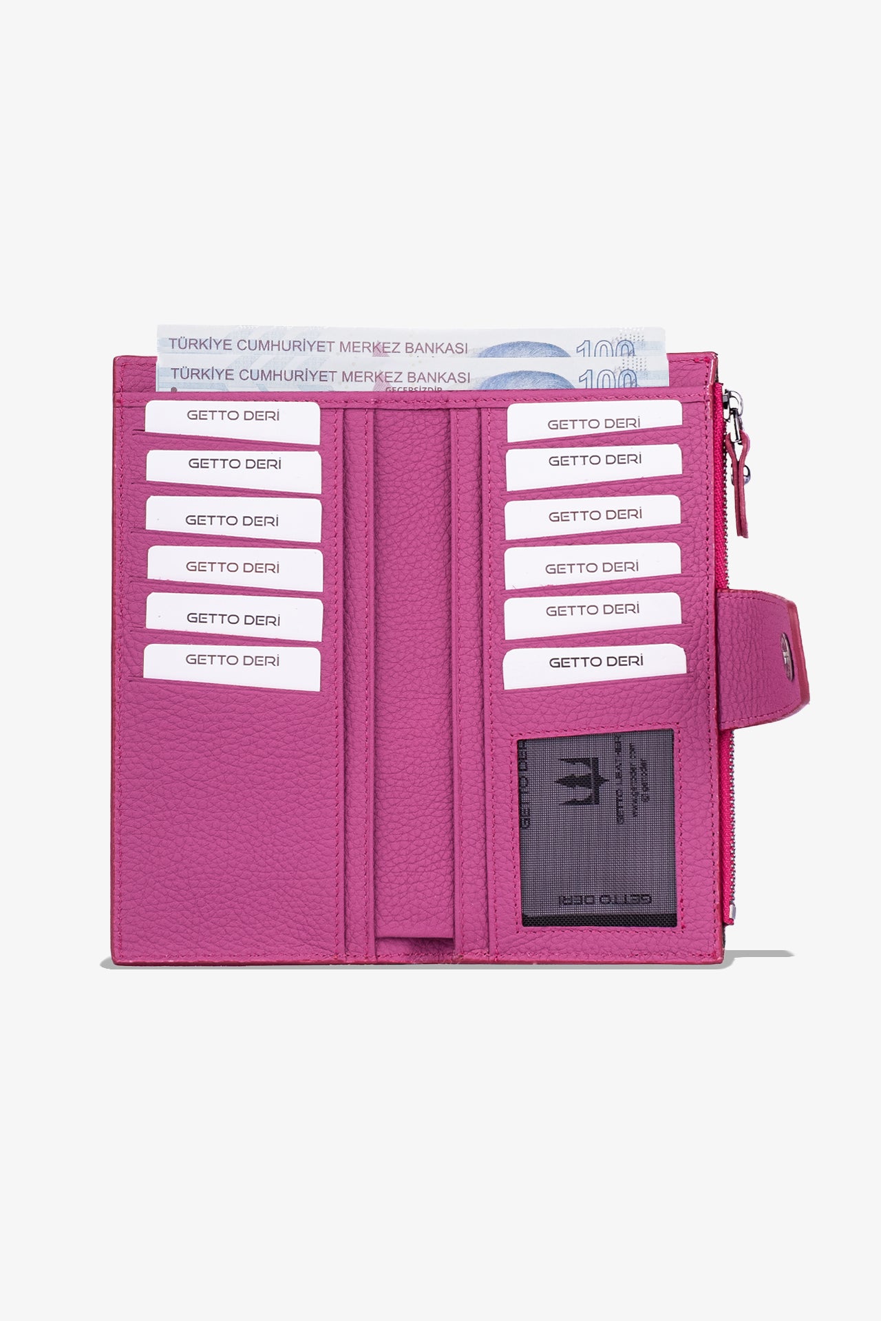 Zoe Telefon Hazneli Hakiki Deri Cüzdan