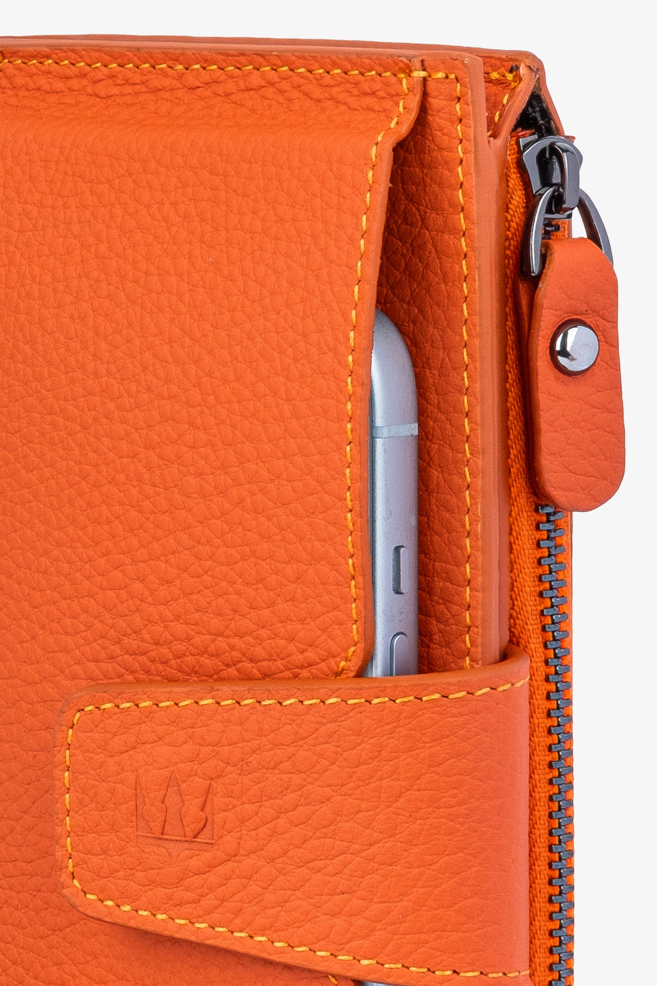 Zoe Telefon Hazneli Hakiki Deri Cüzdan