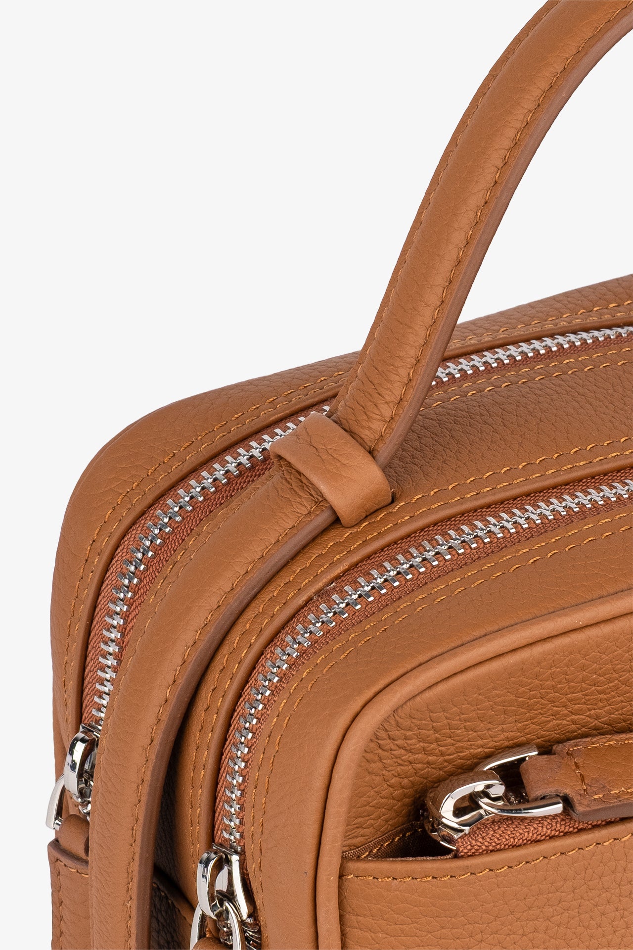 Naxos Hakiki Deri El Çantası