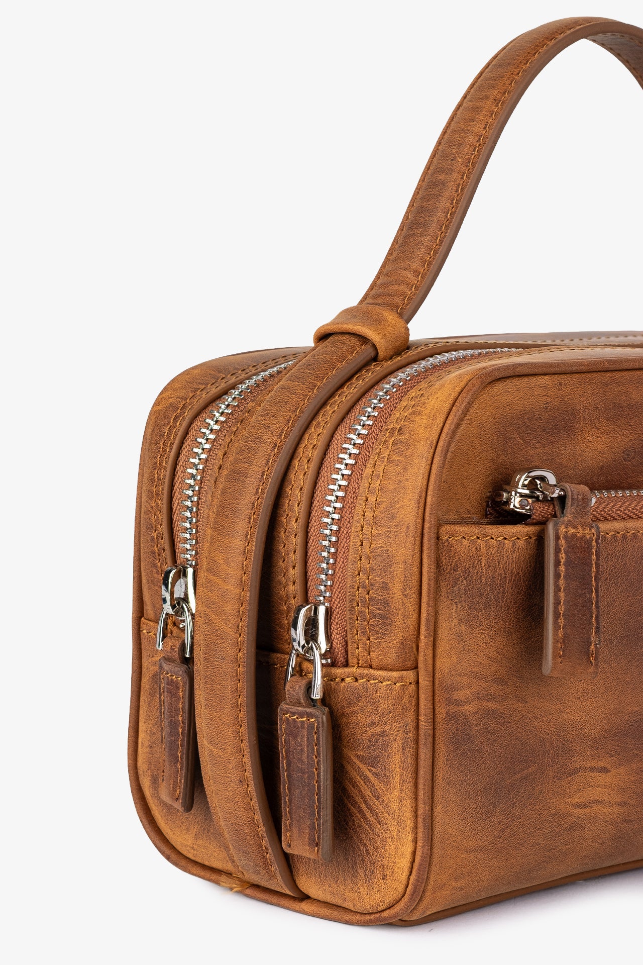 Naxos Hakiki Deri El Çantası