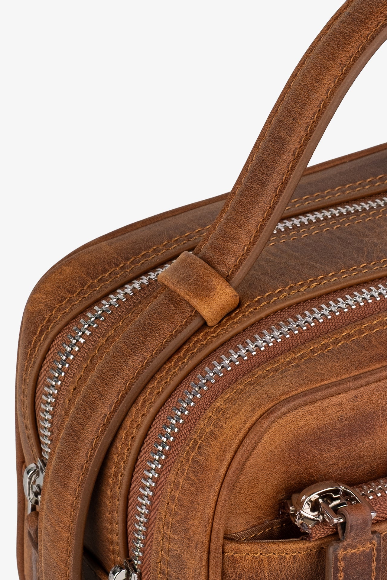 Naxos Hakiki Deri El Çantası