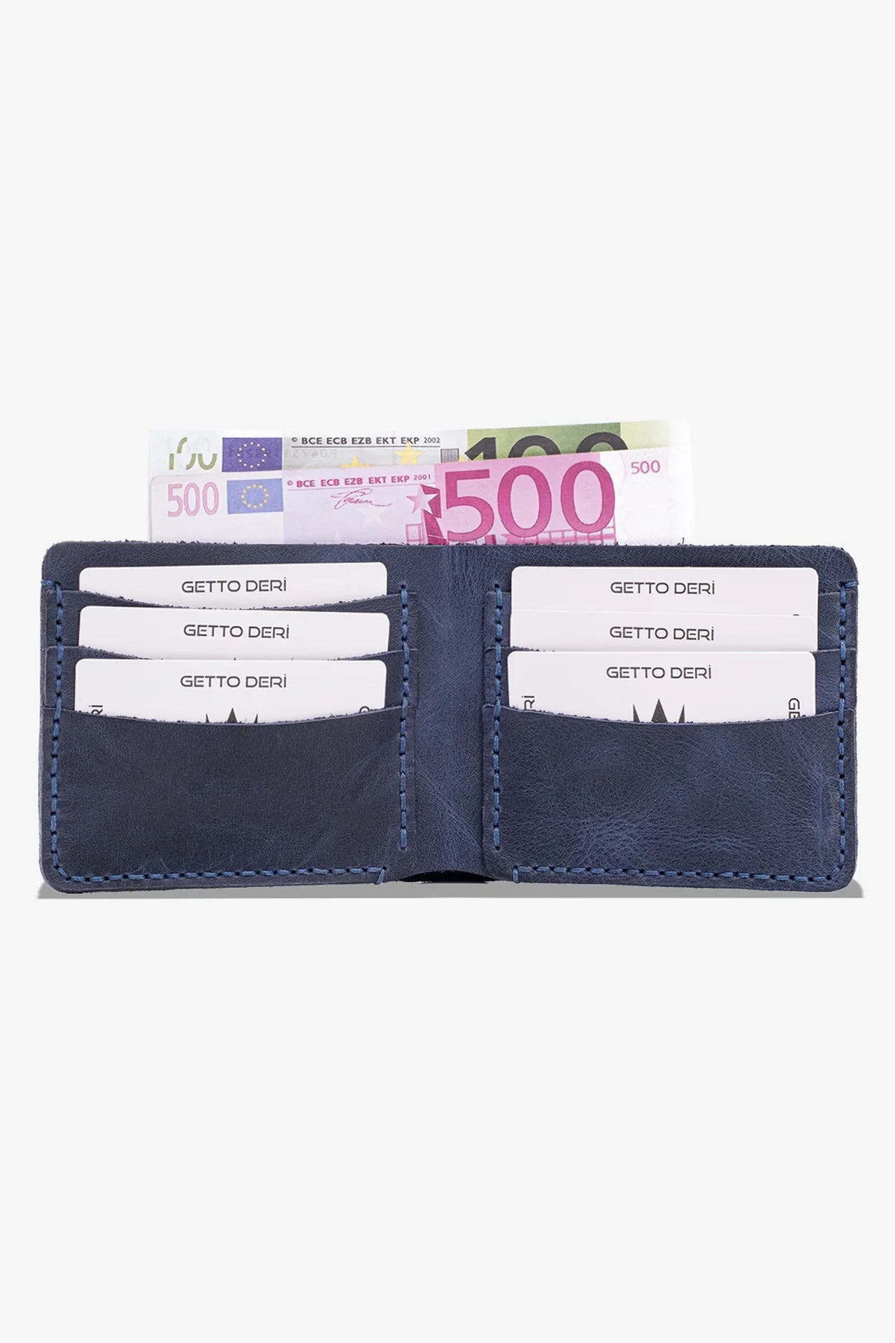 Hallerbos El Yapımı Hakiki Deri Cüzdan