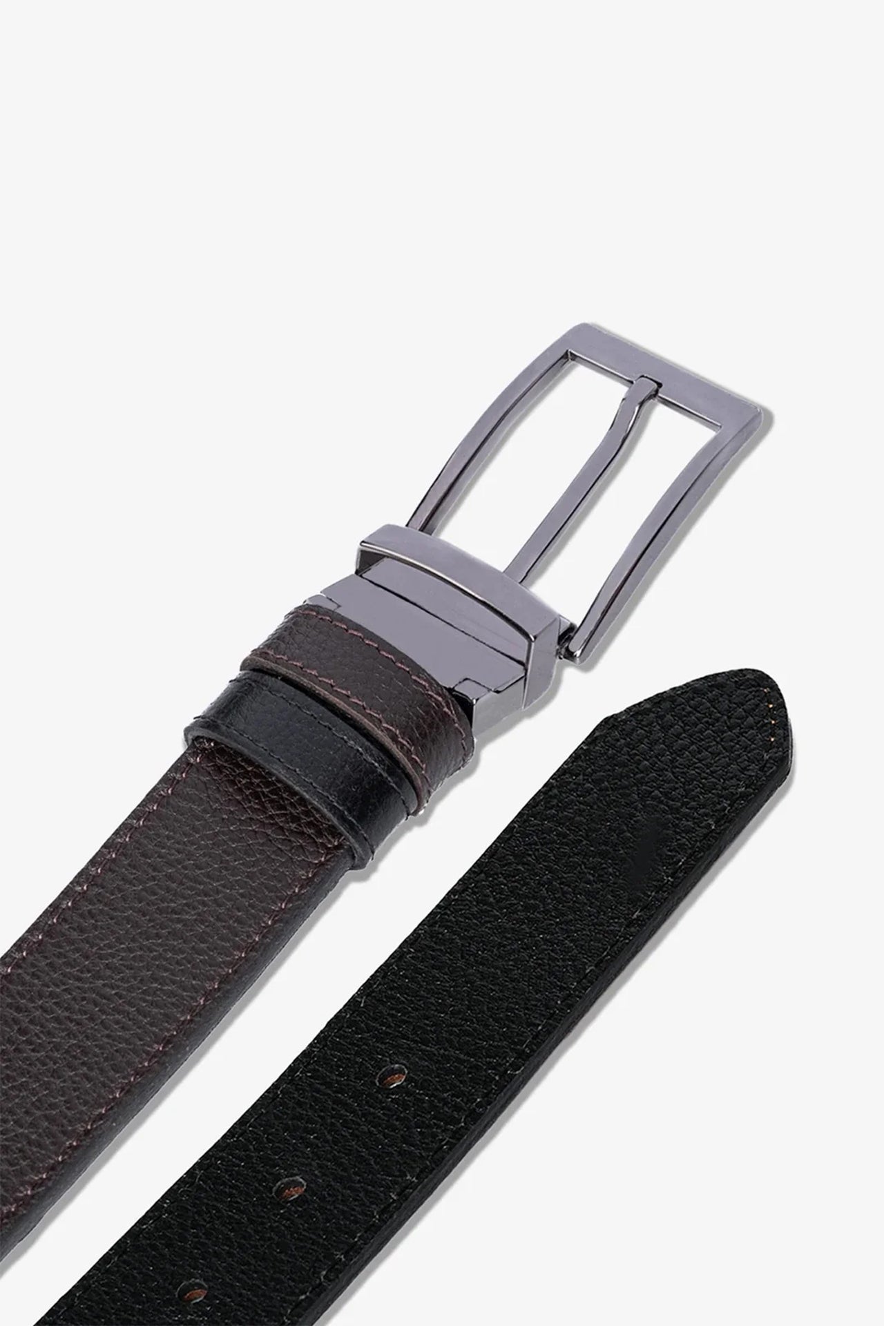 Alesta Çift Taraflı Hakiki Deri Kemer 4cm