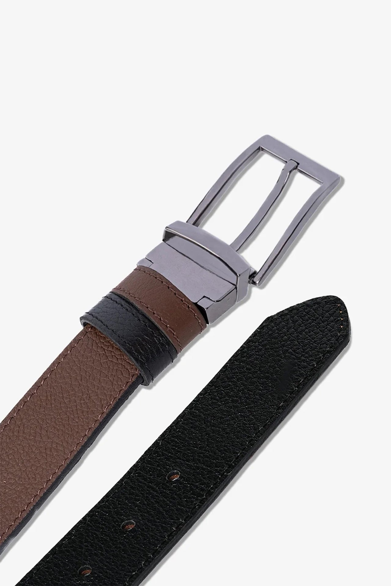 Alesta Çift Taraflı Hakiki Deri Kemer 4cm