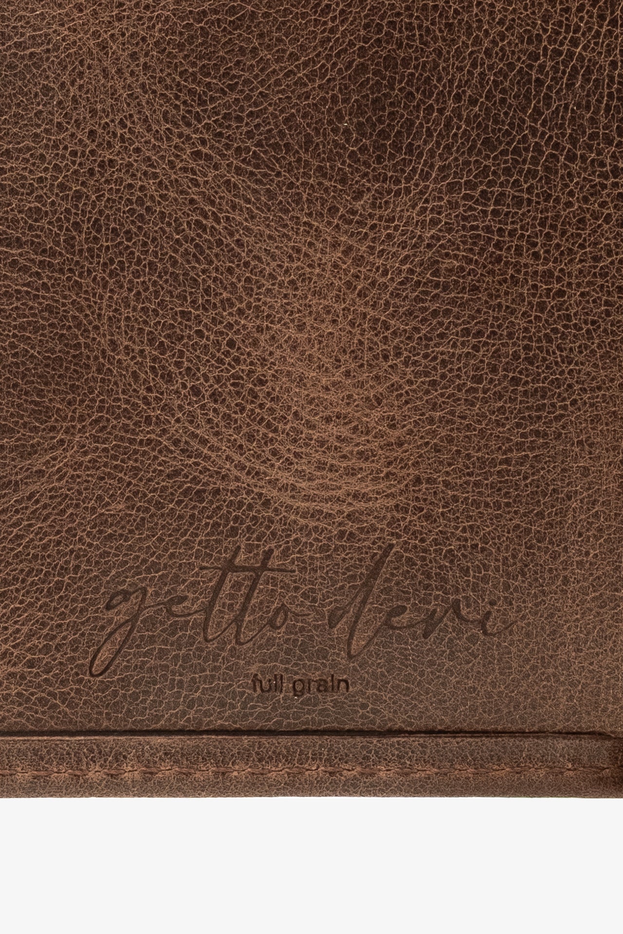 Prag Mekanizmalı Hakiki Deri Cüzdan