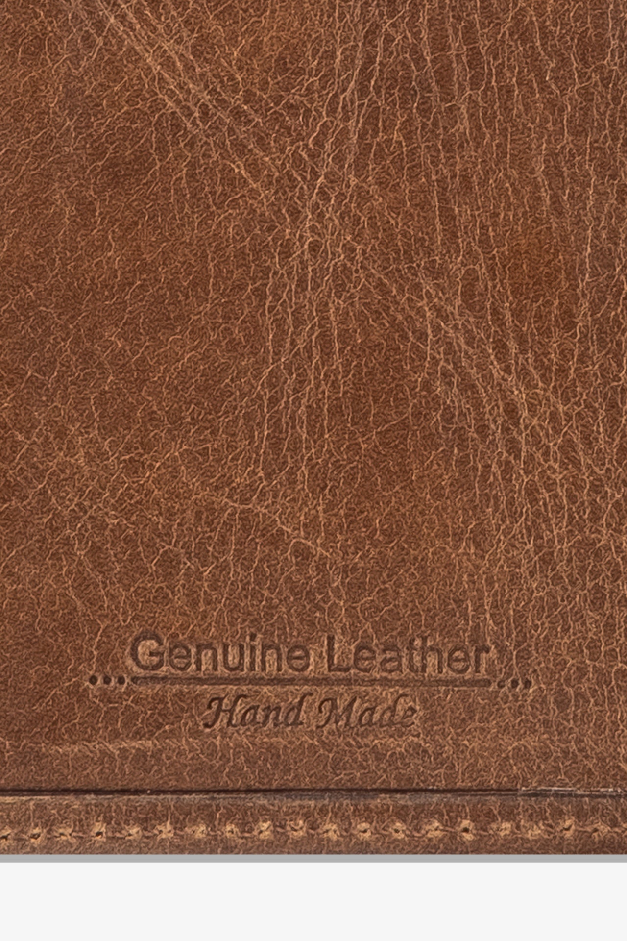 Prag Mekanizmalı Hakiki Deri Cüzdan