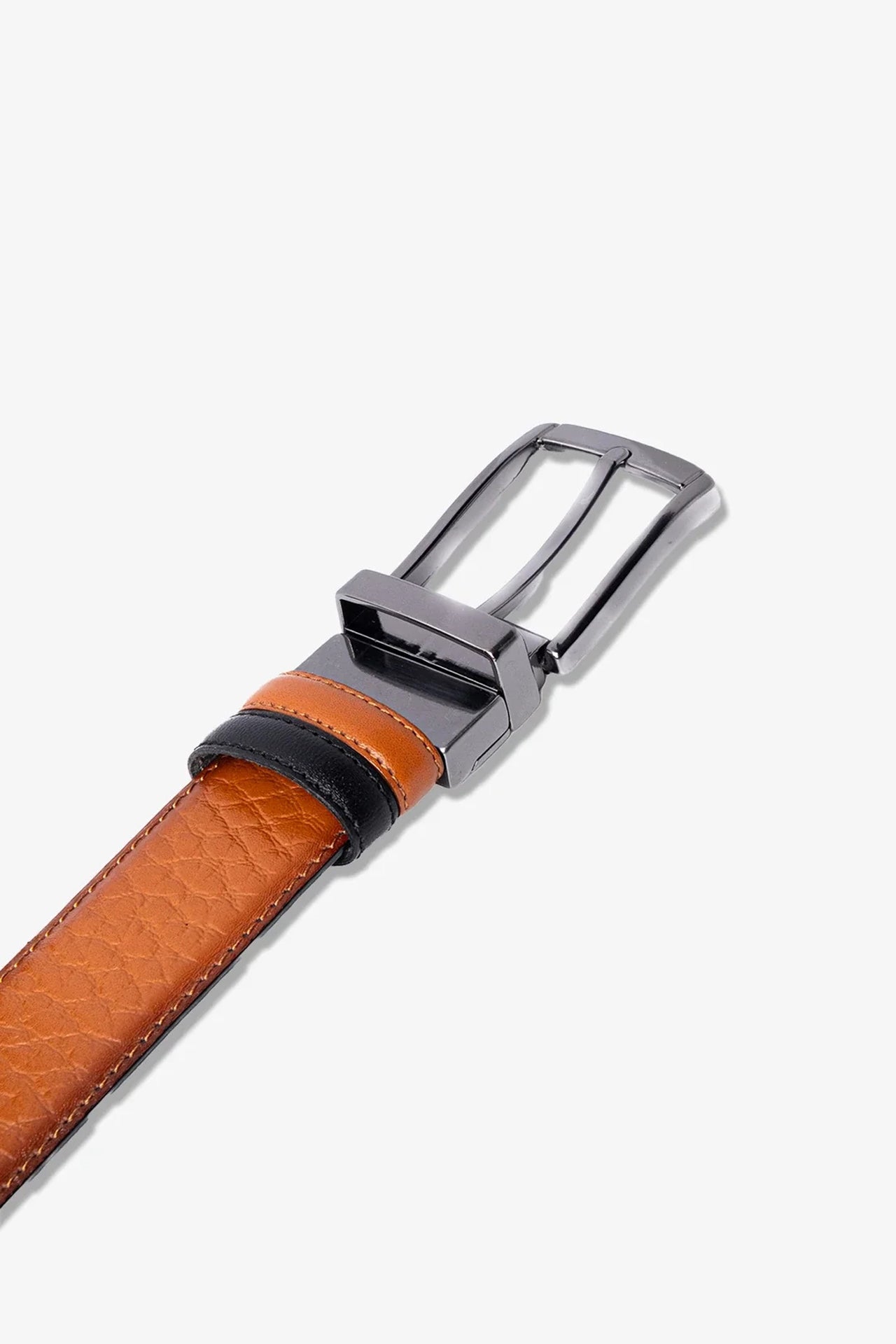 Daniel Hakiki Deri Çift Taraflı Kemer 3.5cm