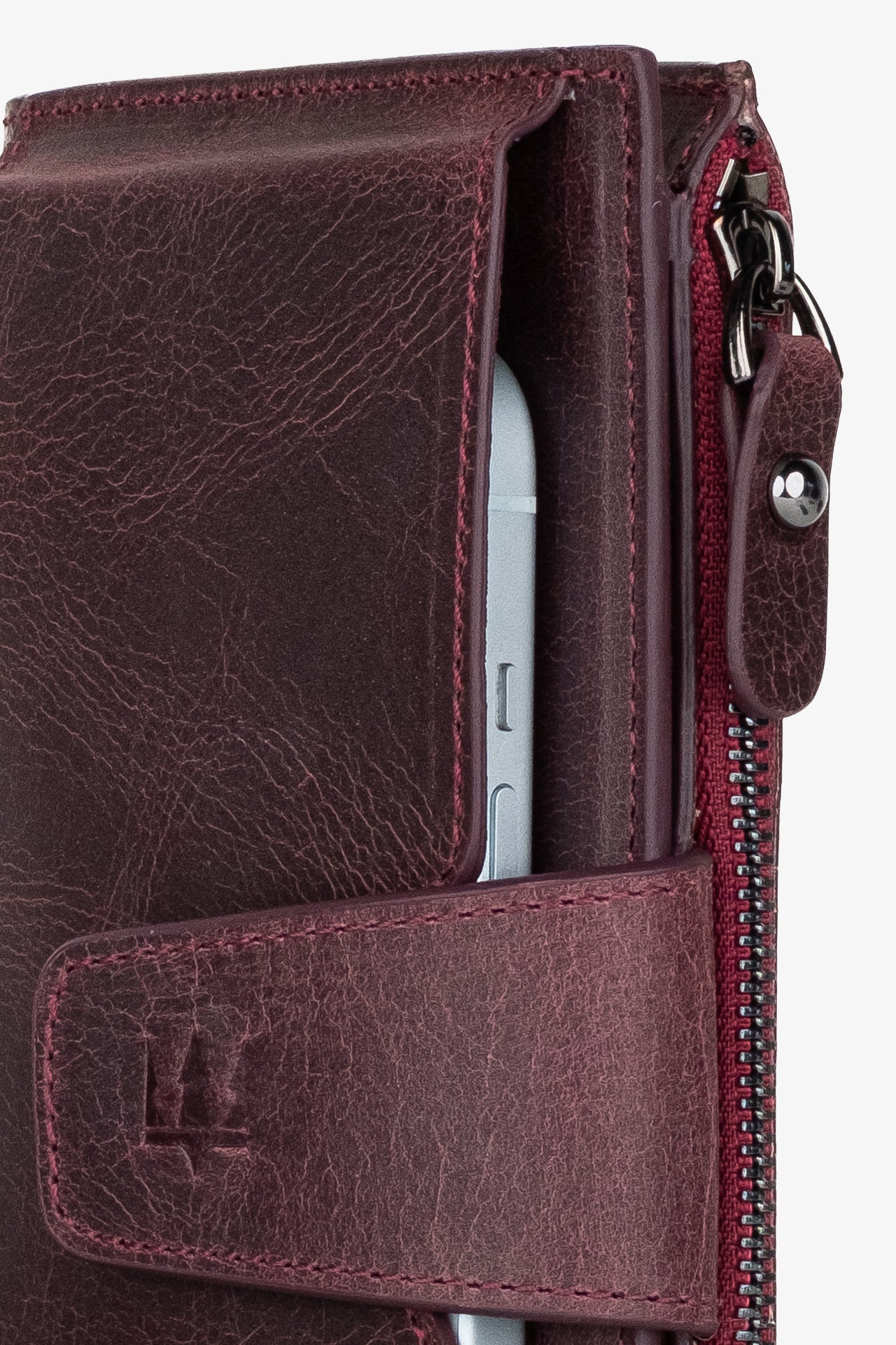 Zoe Telefon Hazneli Hakiki Deri Cüzdan