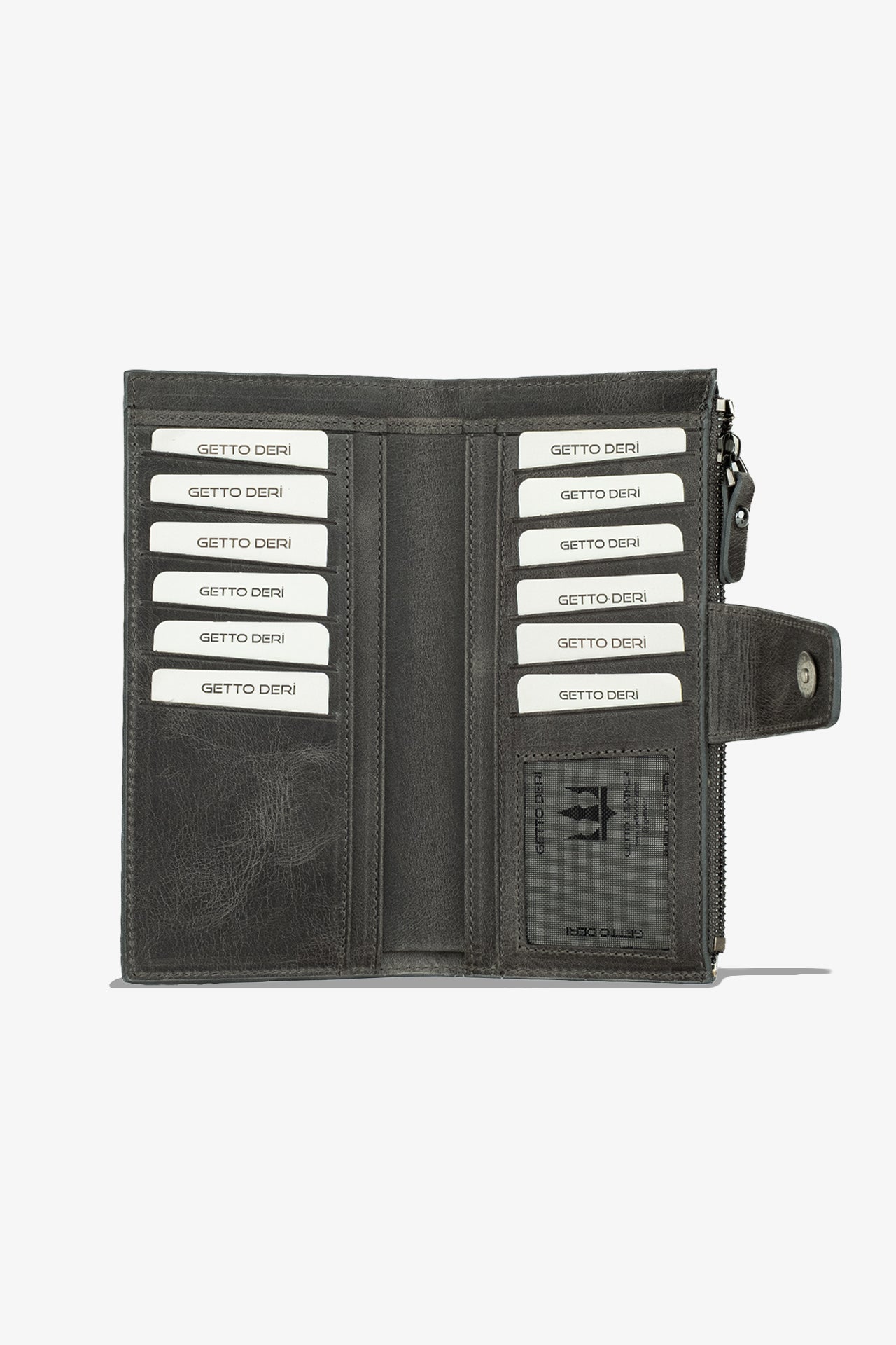 Zoe Telefon Hazneli Hakiki Deri Cüzdan