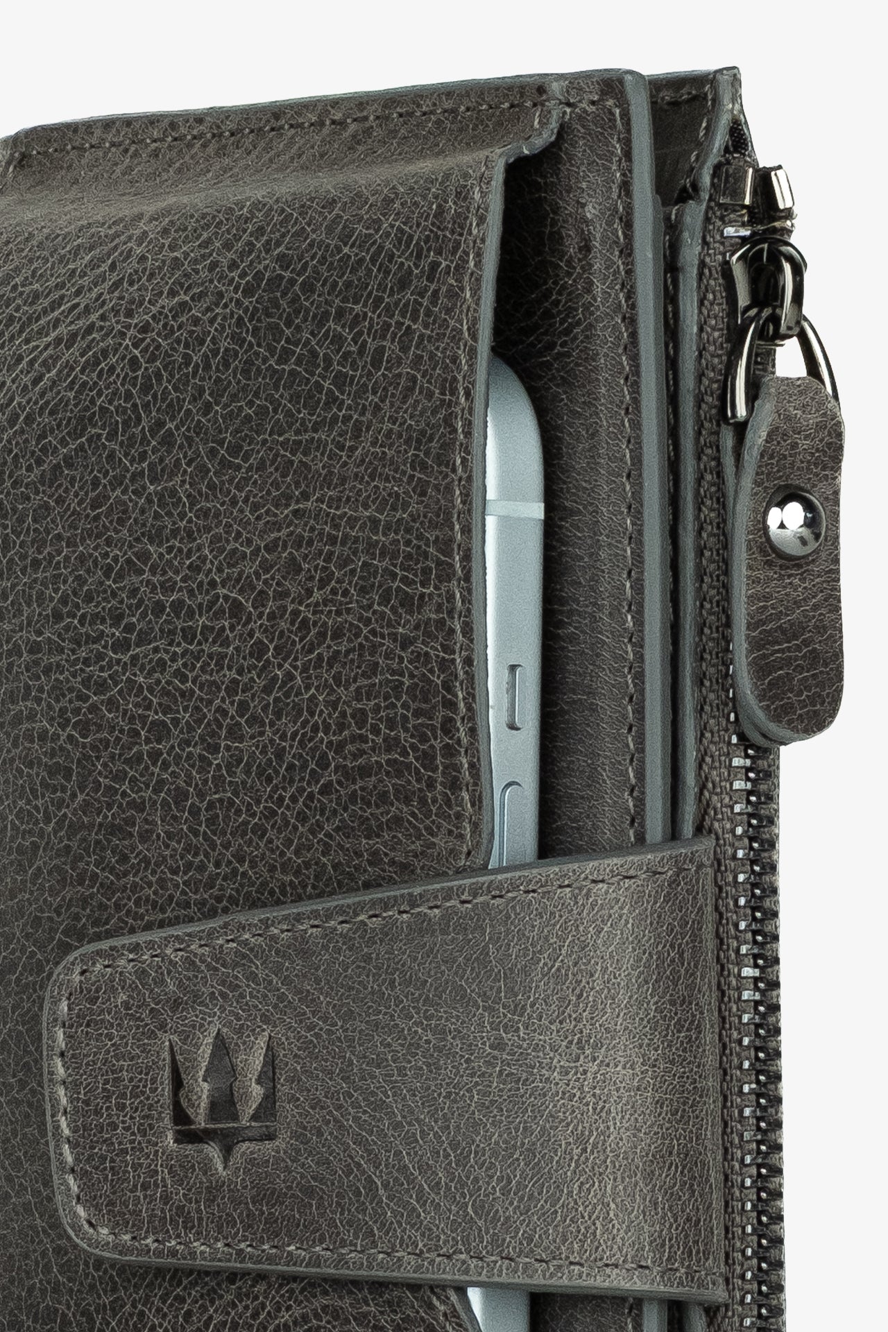 Zoe Telefon Hazneli Hakiki Deri Cüzdan