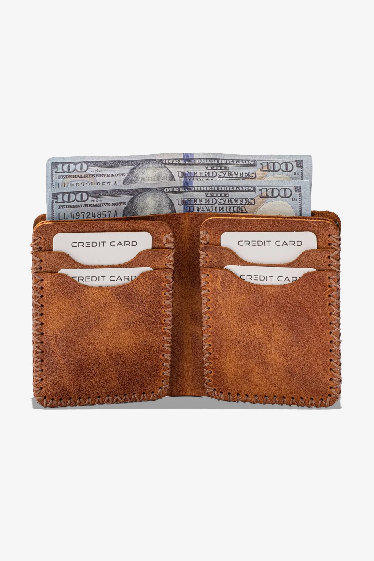 Quebec El Yapımı Hakiki Deri Cüzdan