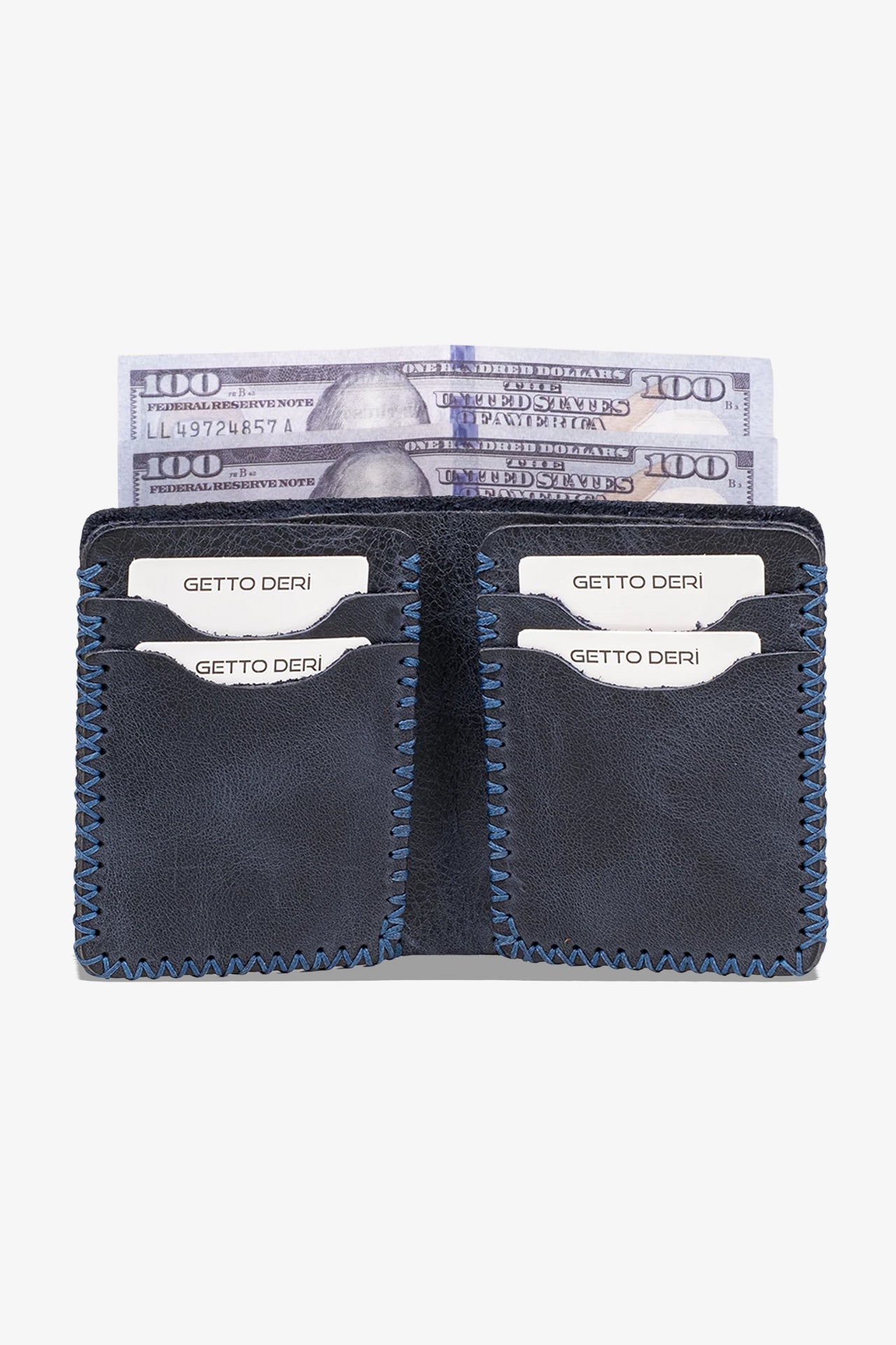 Quebec El Yapımı Hakiki Deri Cüzdan