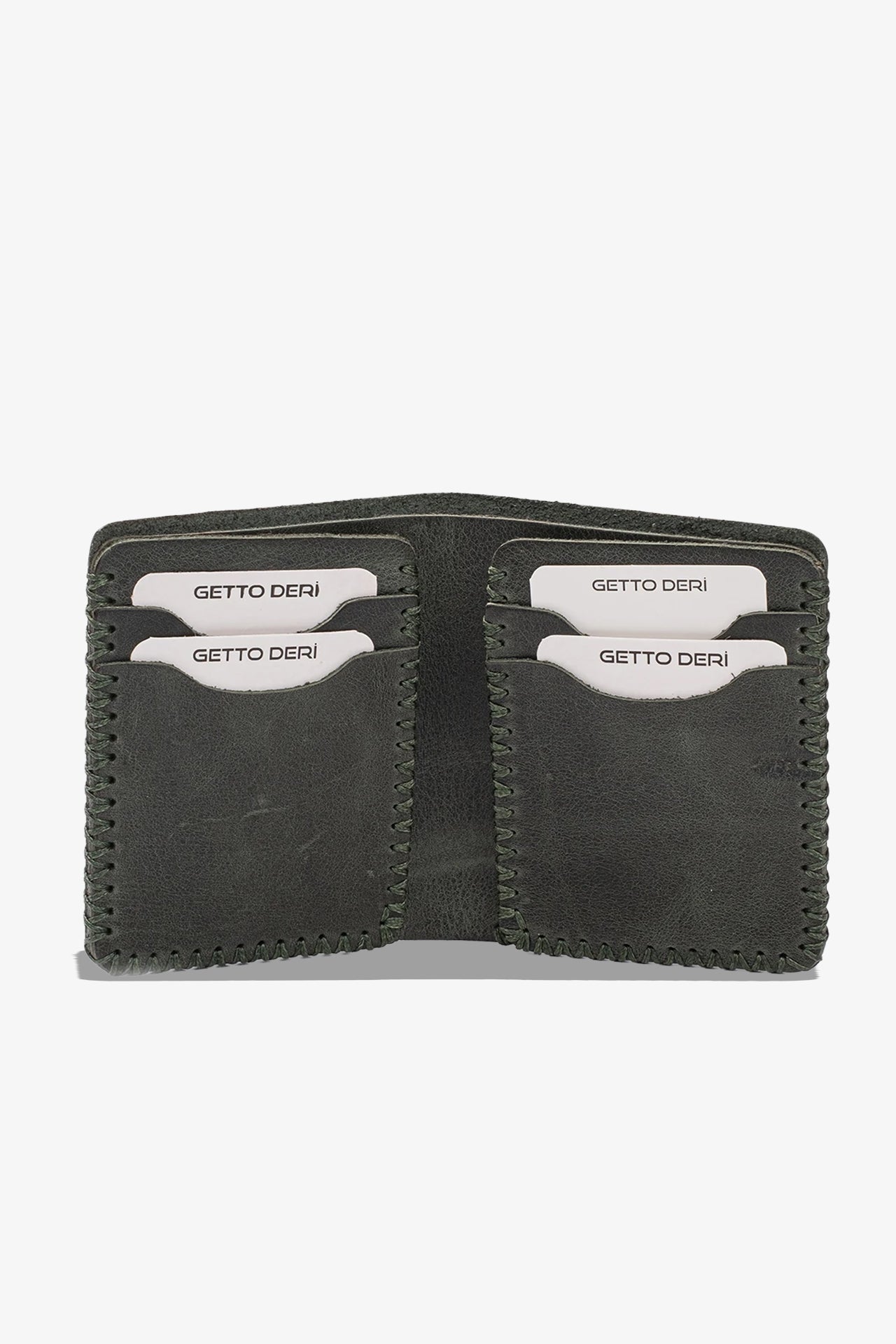 Quebec El Yapımı Hakiki Deri Cüzdan