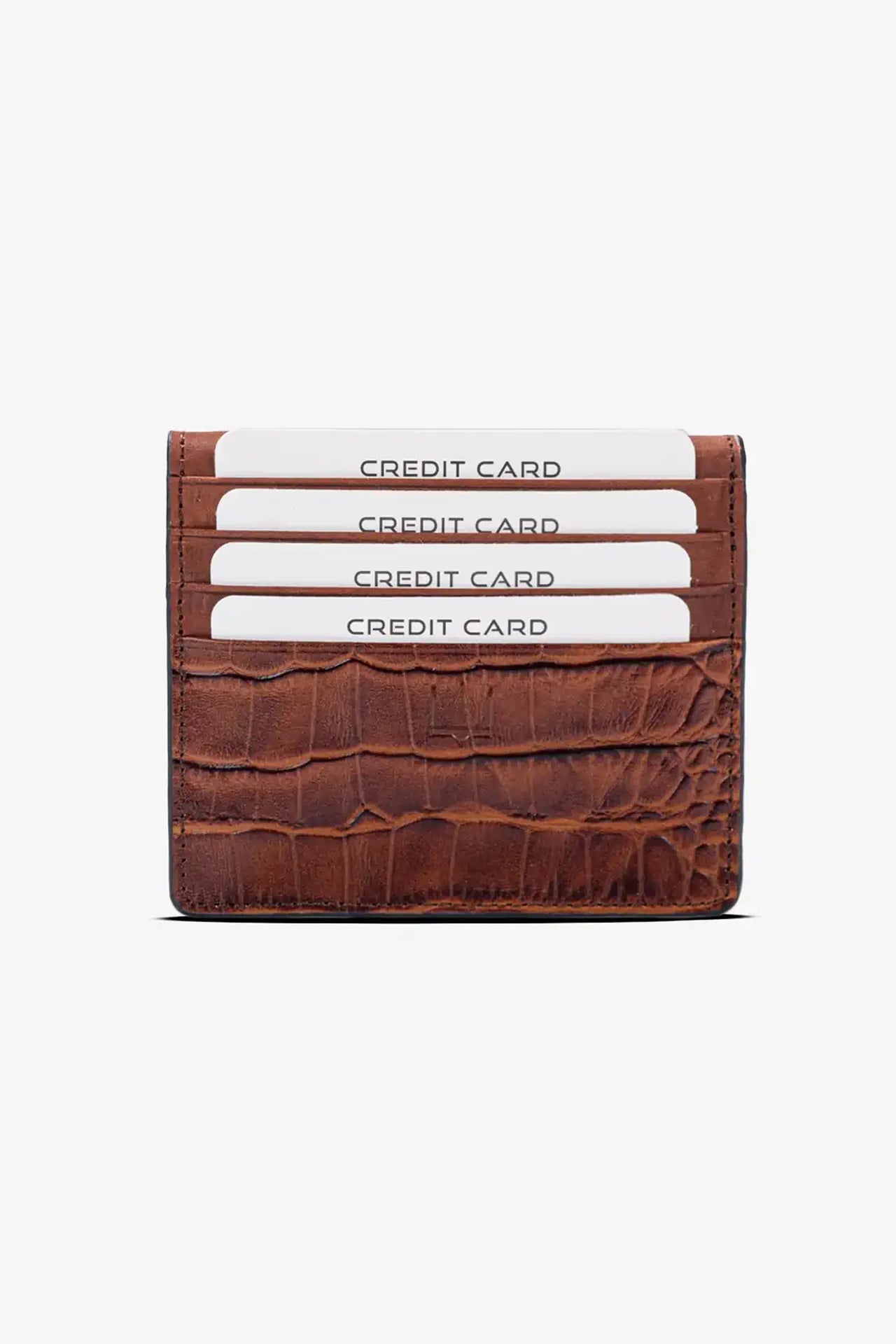 Manyetik Otto Hakiki Timsah Baskı Deri Cüzdan