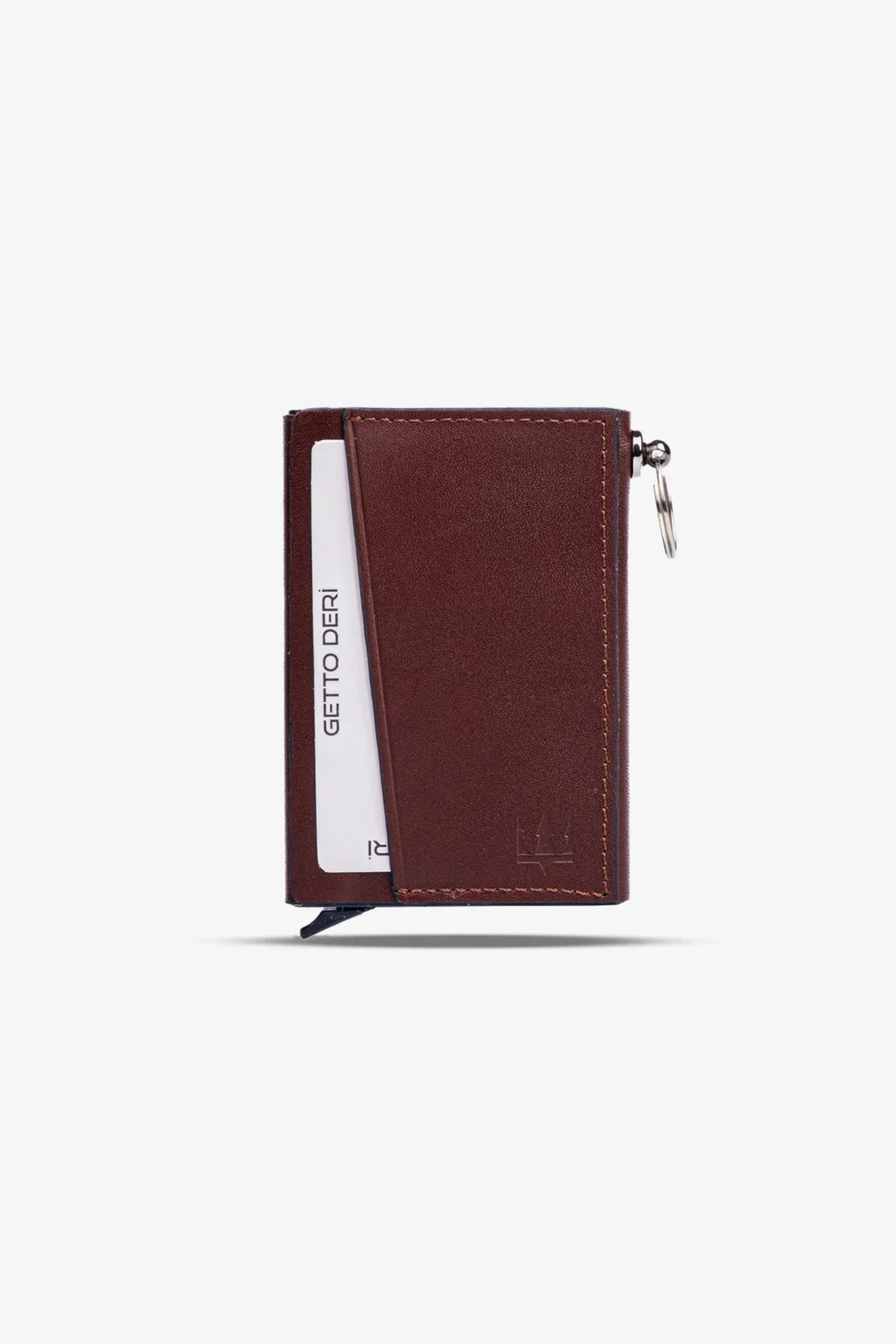 Hype Mekanizmalı Hakiki Deri Kartlık