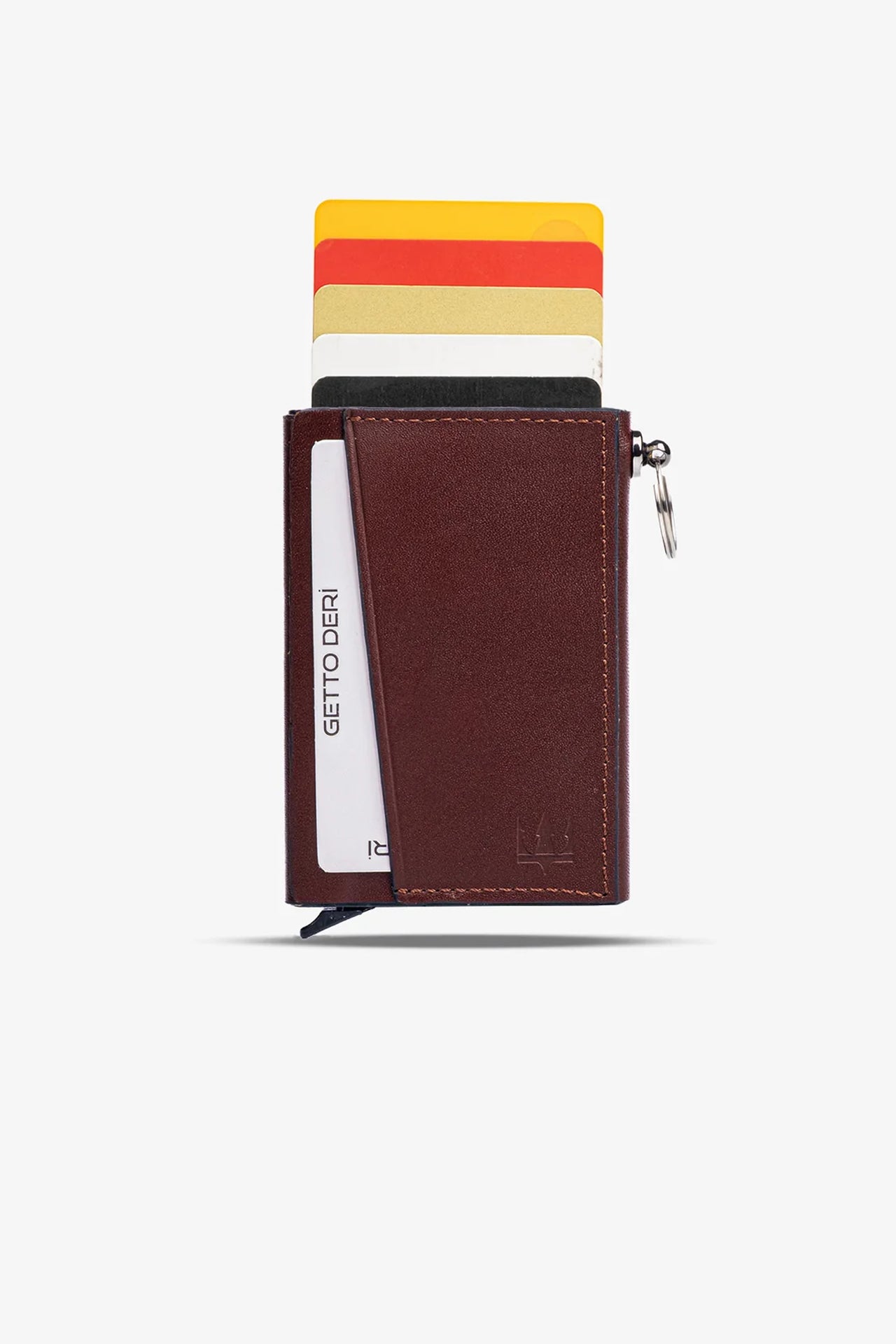 Hype Mekanizmalı Hakiki Deri Kartlık