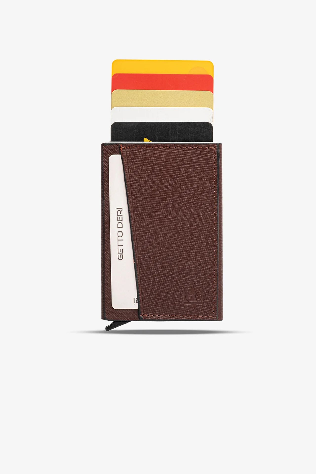 Hype Click Mekanizmalı Hakiki Deri Kartlık