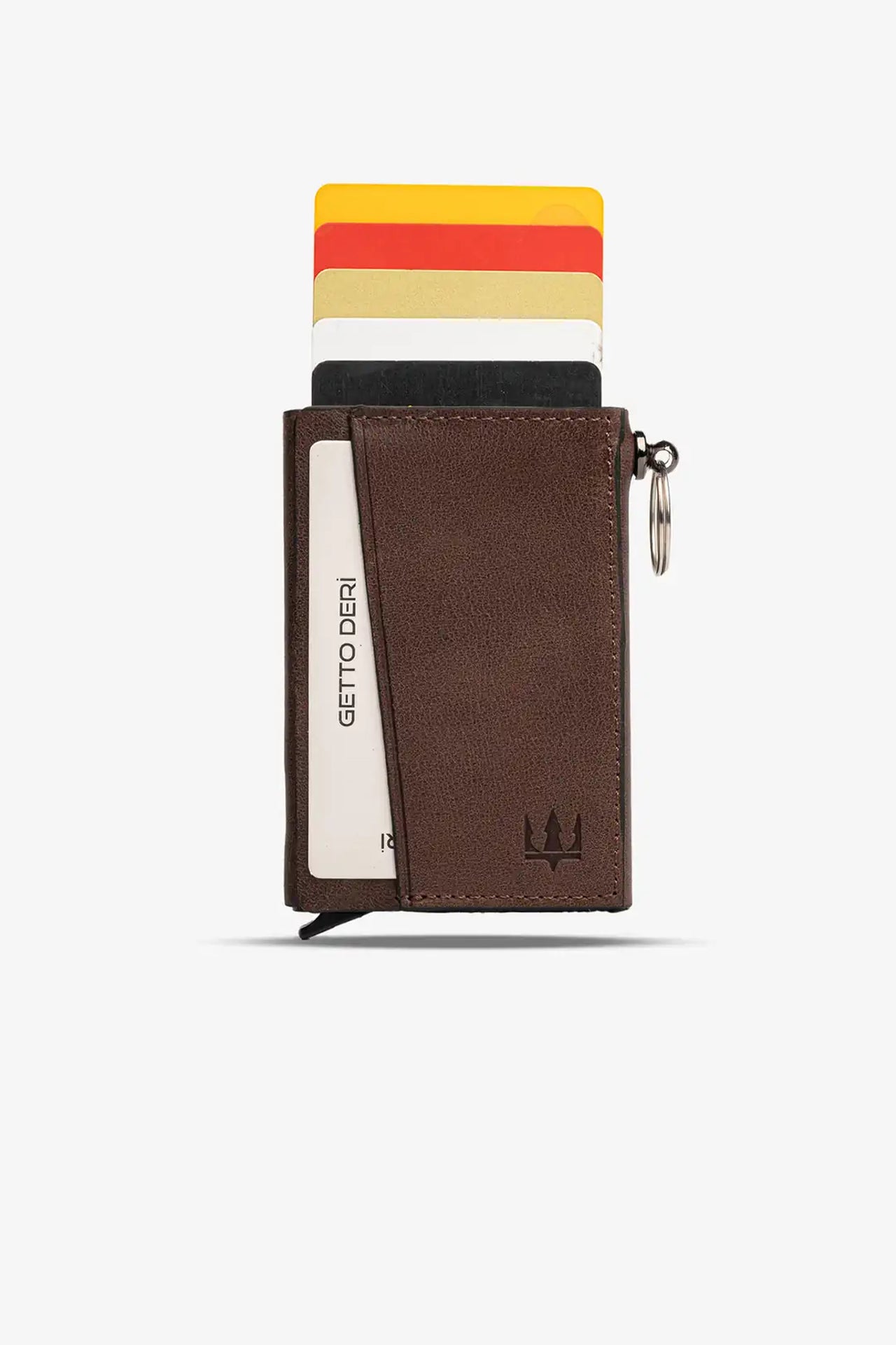 Hype Mekanizmalı Hakiki Deri Kartlık