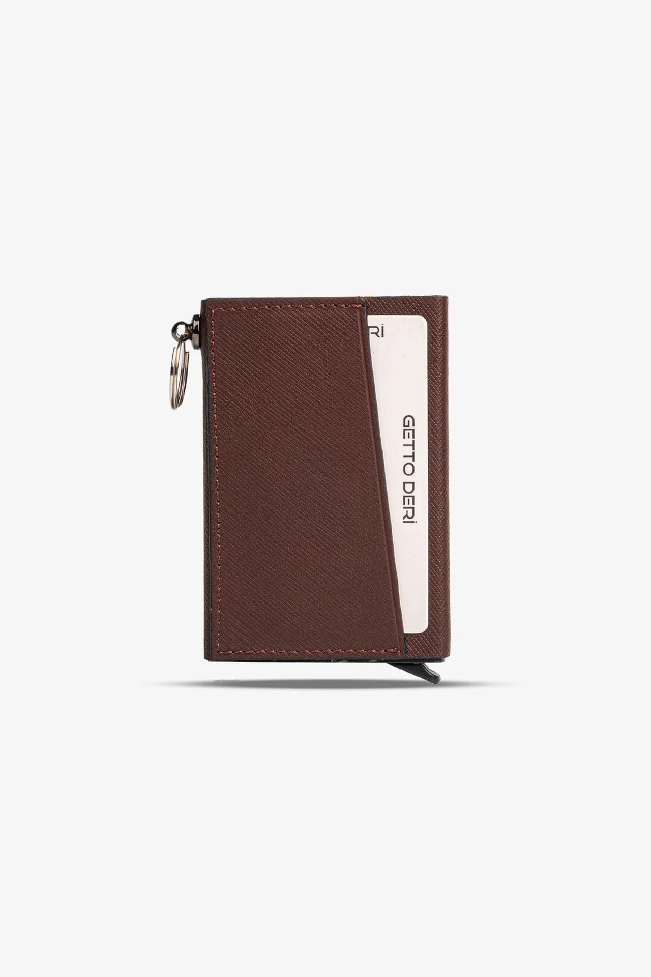 Hype Mekanizmalı Hakiki Deri Kartlık