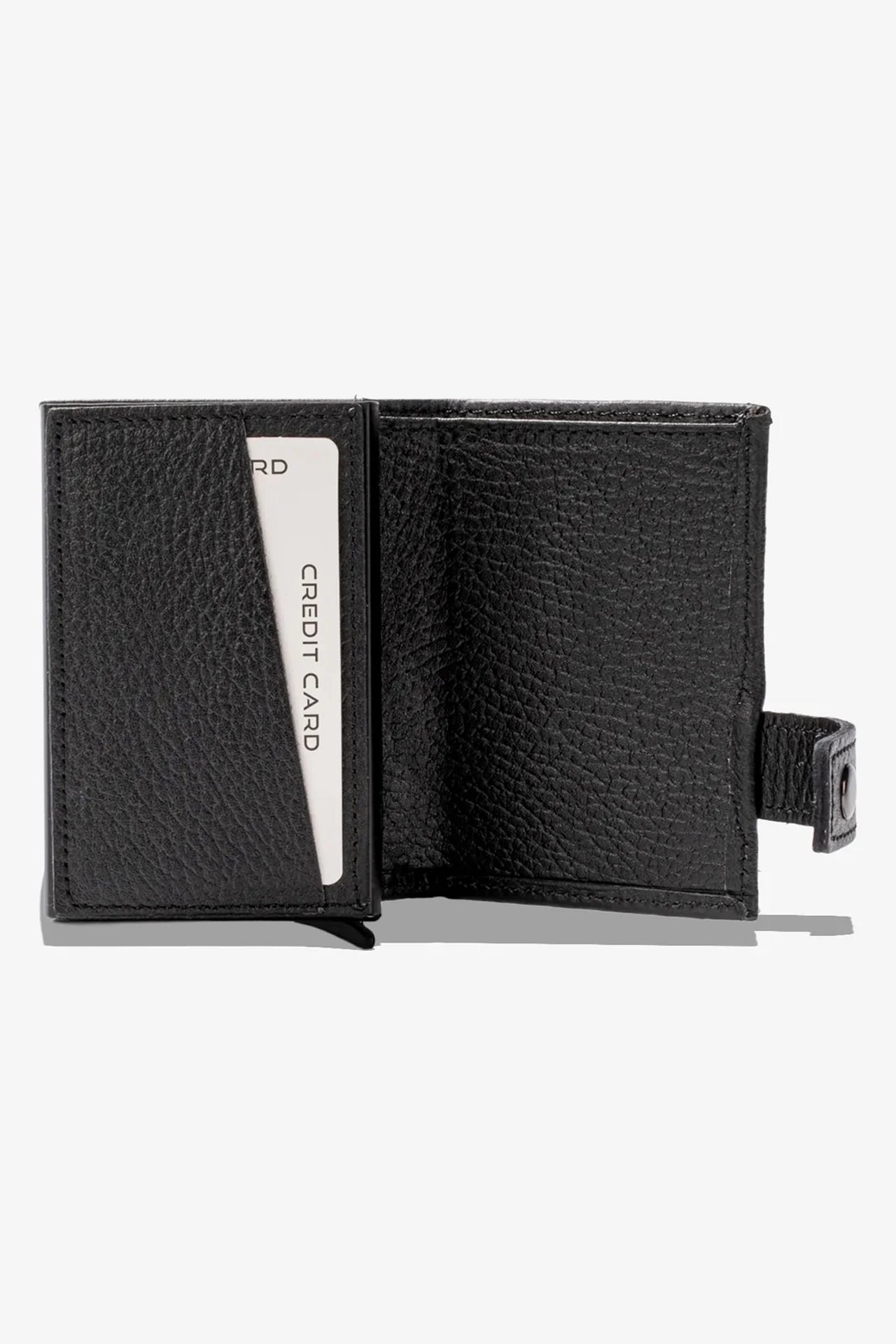 Moon Mekanizmalı Hakiki Deri Minimal Cüzdan