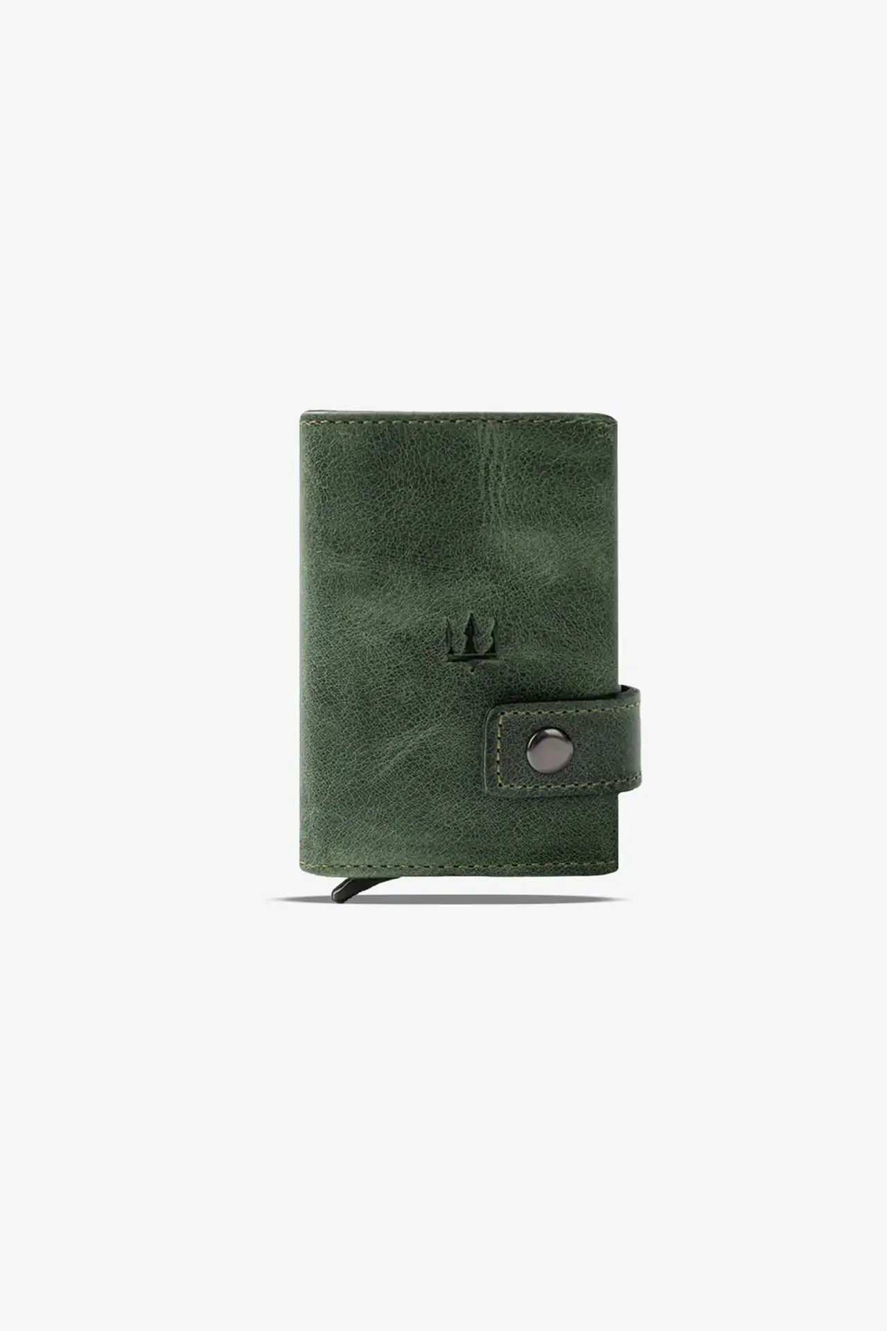 Moon Mekanizmalı Hakiki Deri Minimal Cüzdan