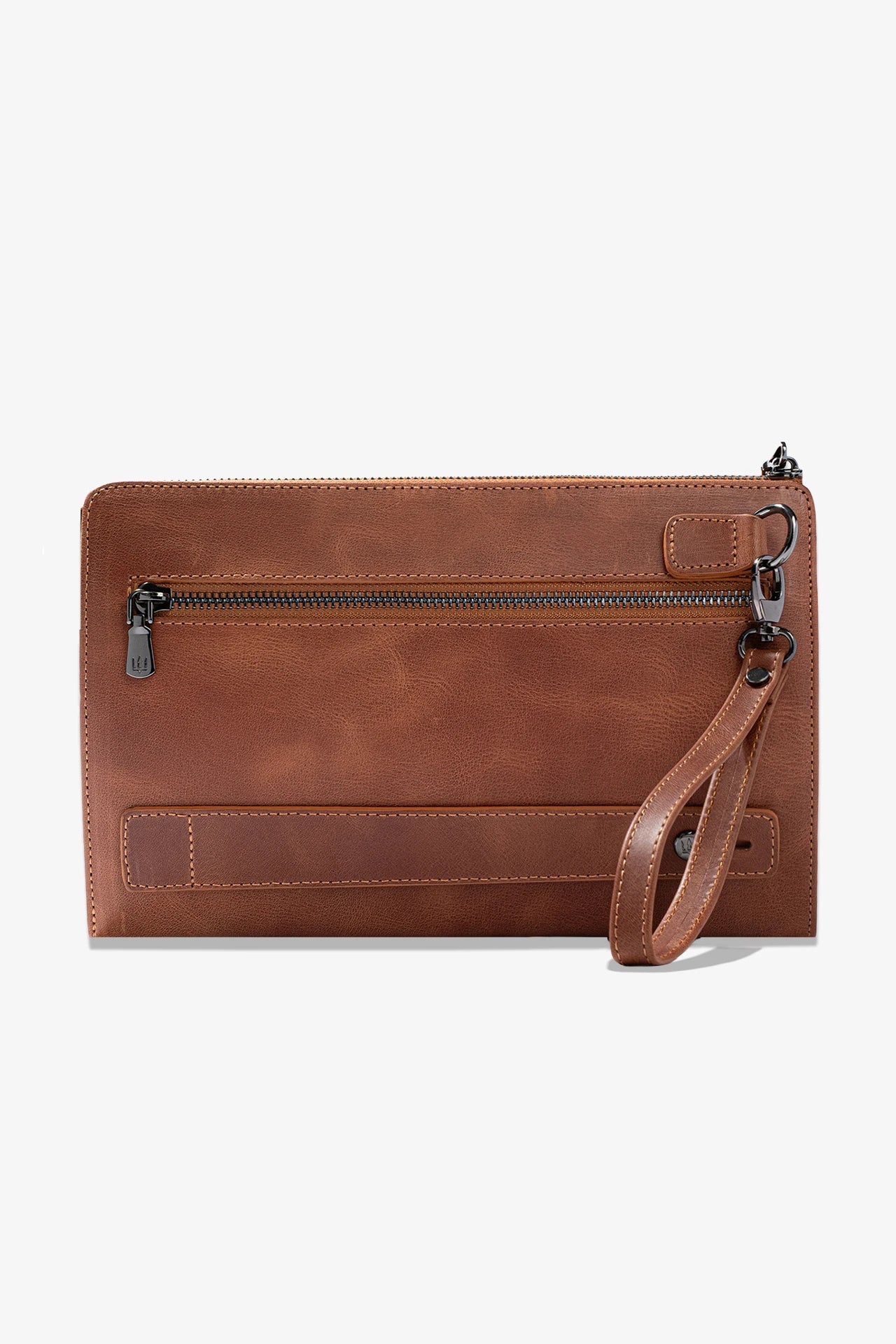 Trace Parmak İzi Okuyucu Hakiki Deri El Çantası