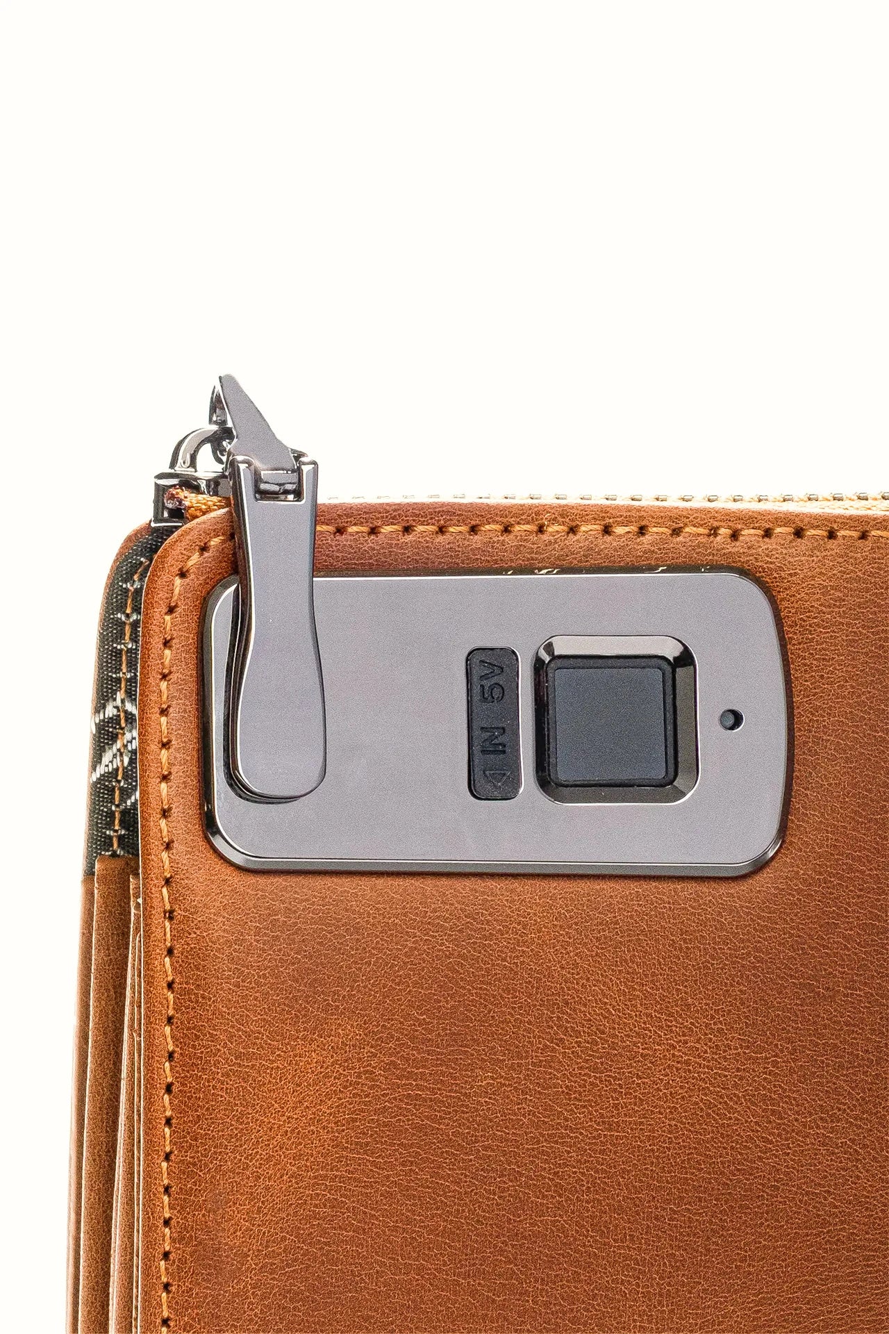 Trace Parmak İzi Okuyucu Hakiki Deri El Çantası