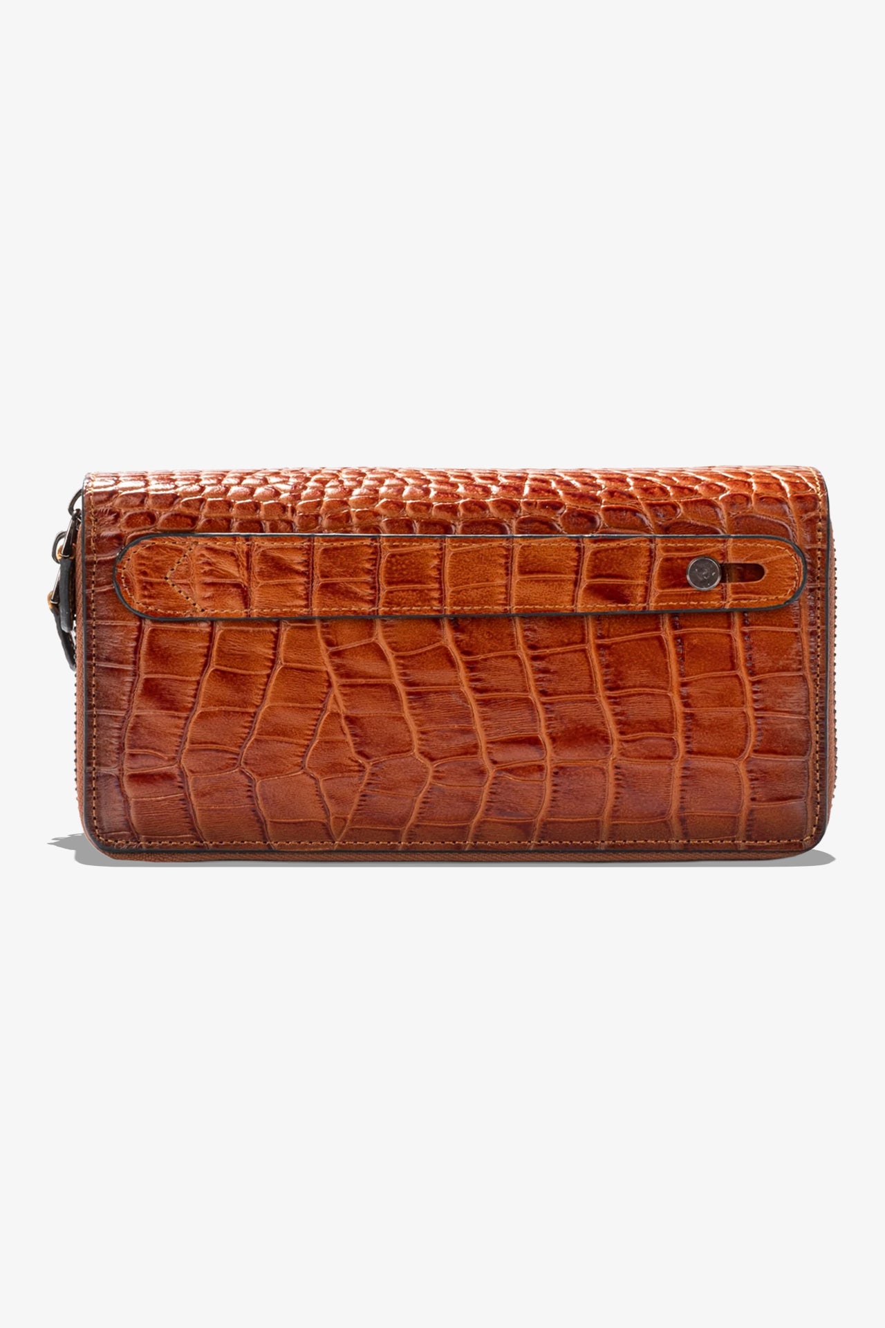 Alecra Çift Telefon Hazneli Deri Portföy