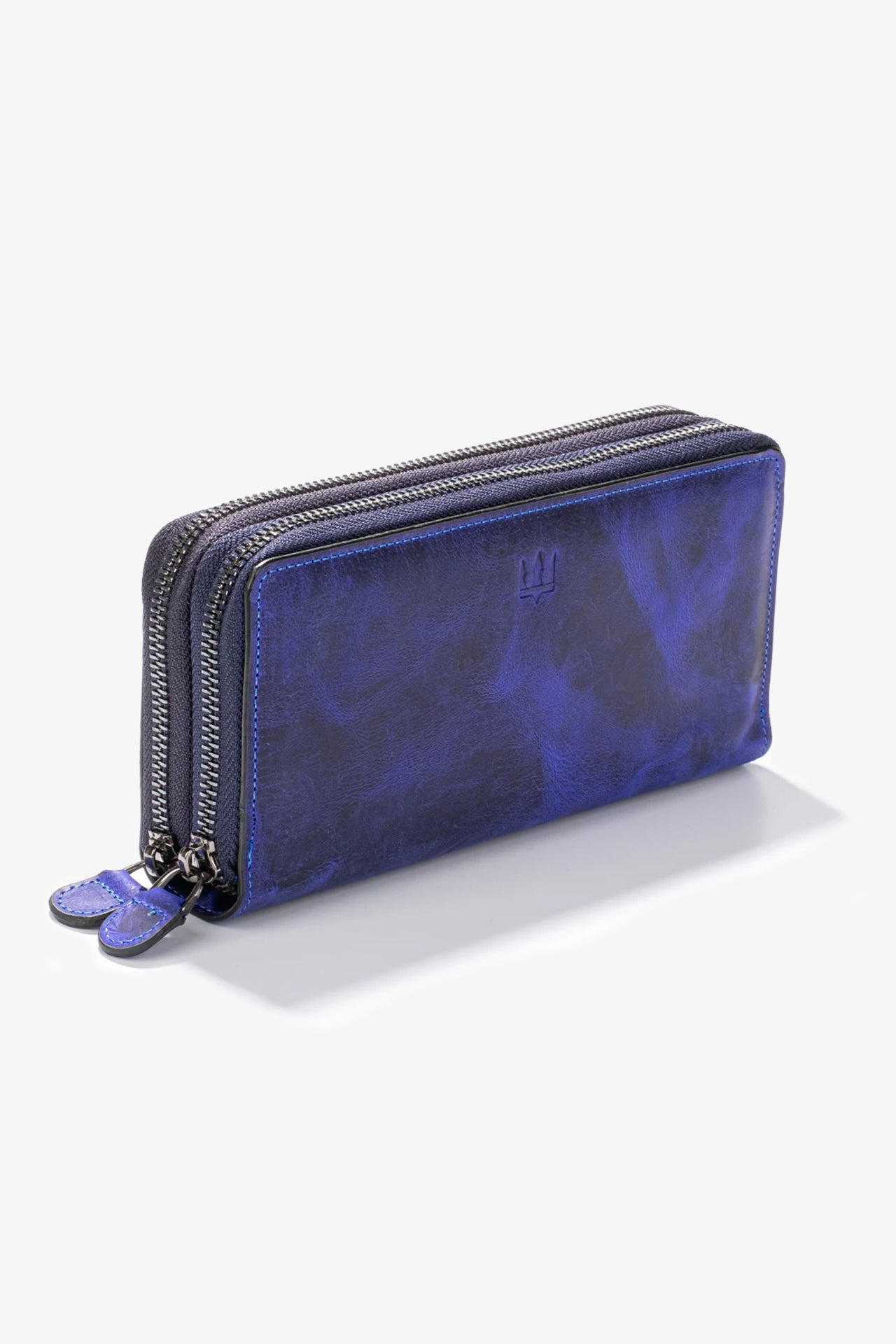 Alecra Çift Telefon Hazneli Deri Portföy