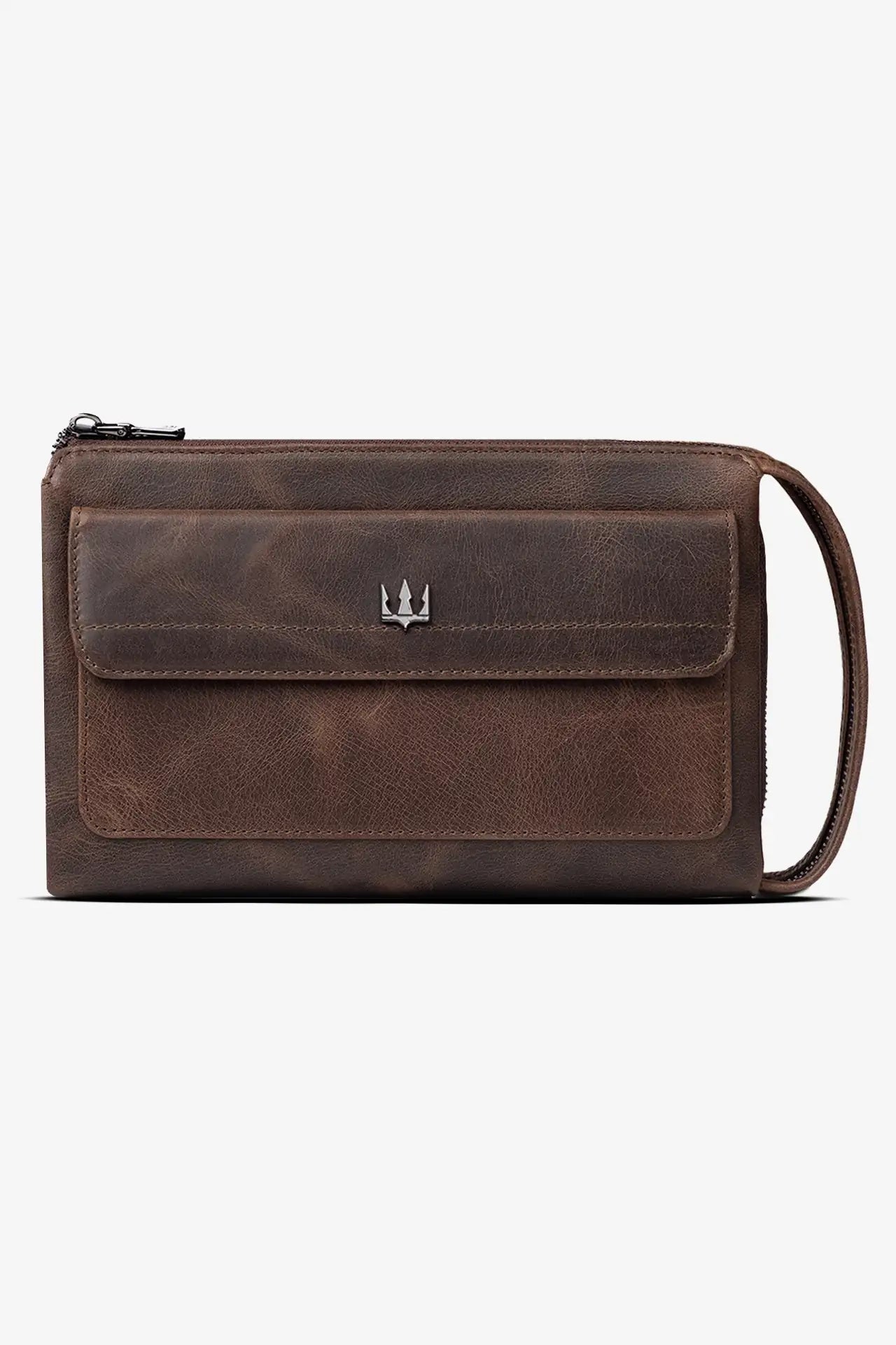 Ombre Hakiki Deri El Çantası