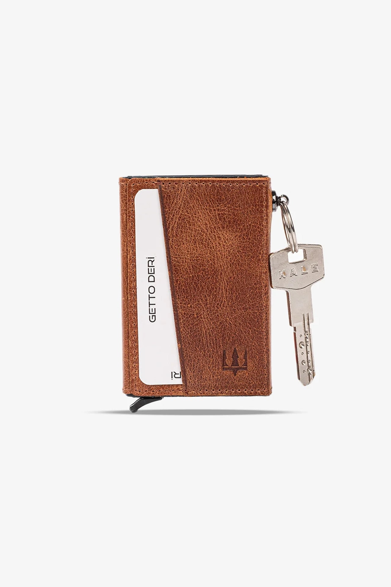 Hype Mekanizmalı Hakiki Deri Kartlık