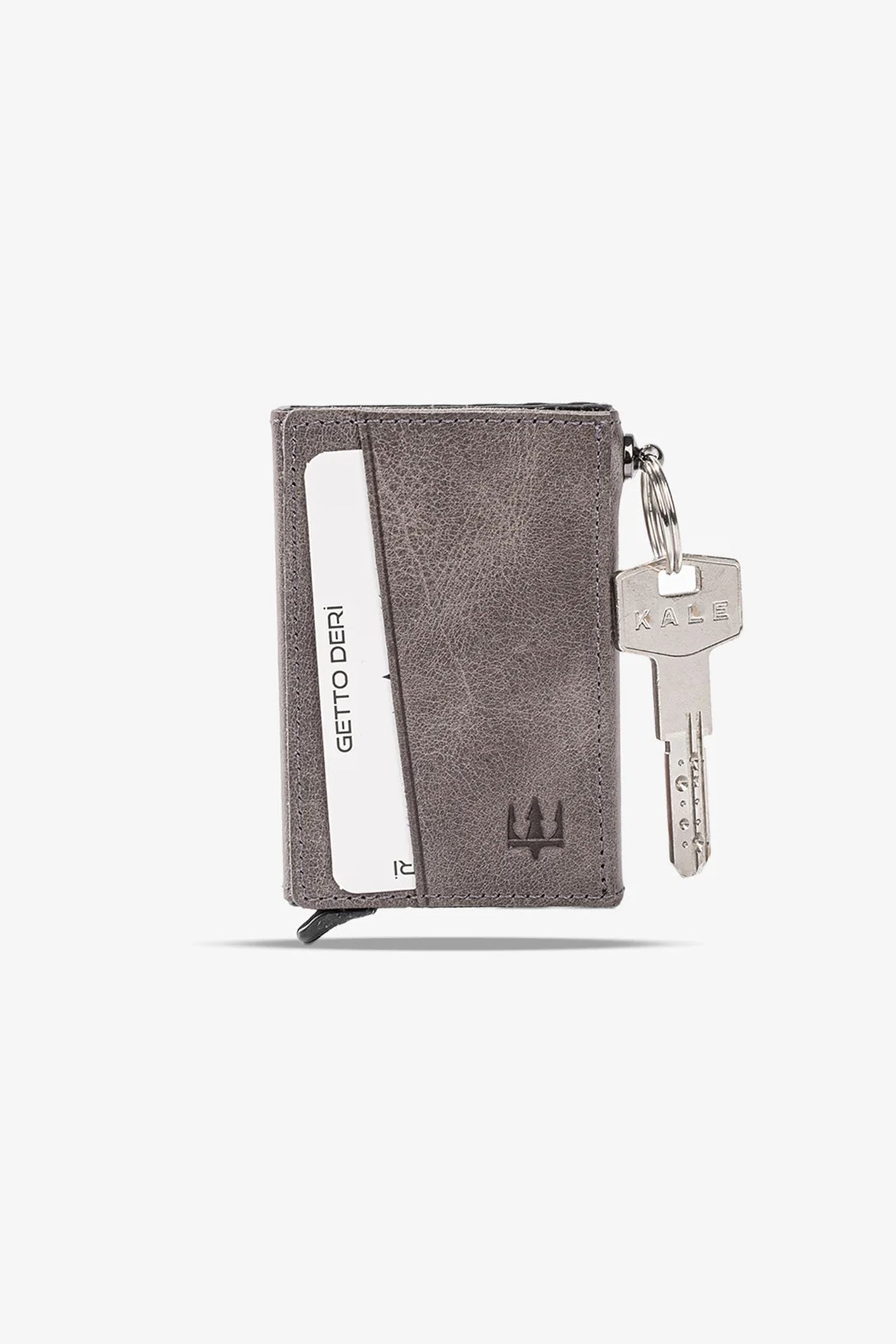 Hype Mekanizmalı Hakiki Deri Kartlık